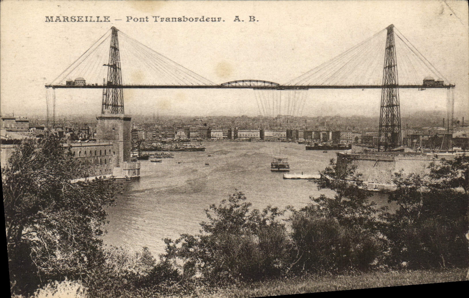 CPA Marseille Pont Transbordeur 