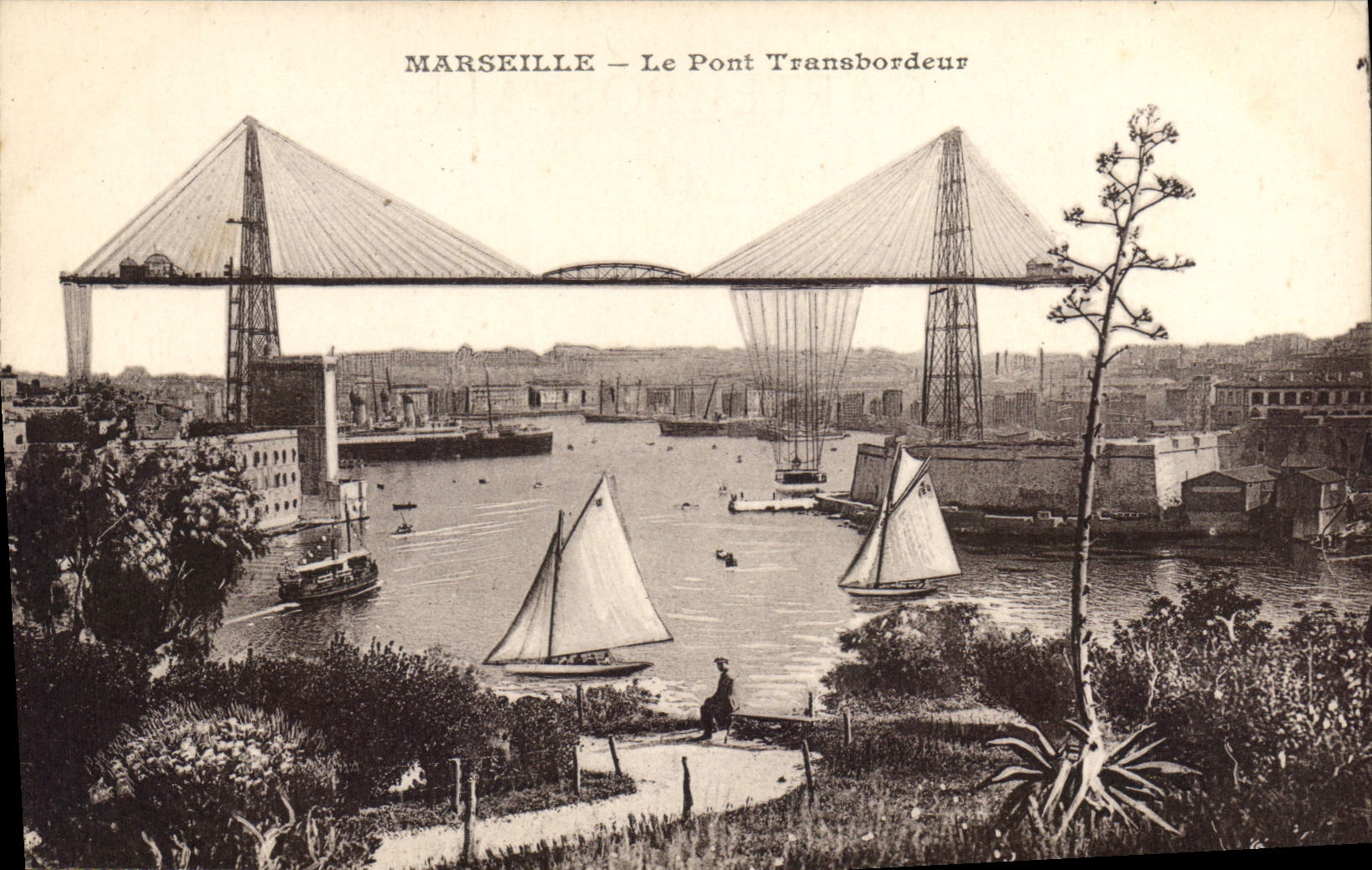 CPA Marseille Le Pont Transbordeur 