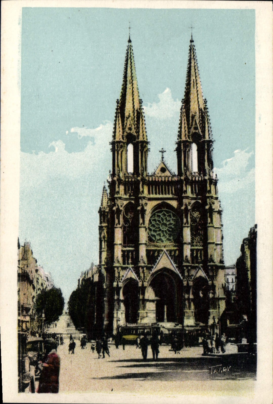 CPA Marseille L'Eglise des Reformes 