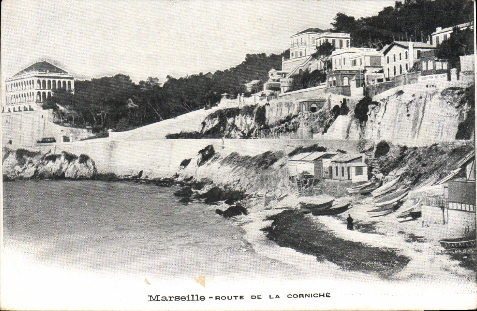CPA Marseille Route de la Corniche
