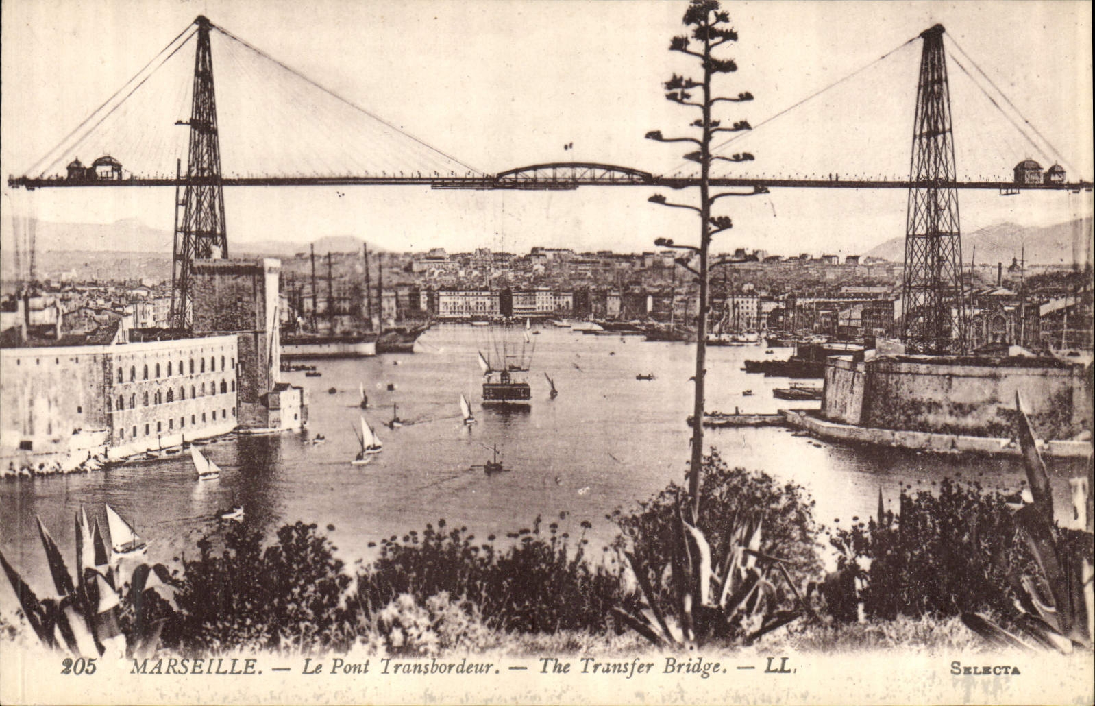 CPA Marseille Le Pont Transbordeur 