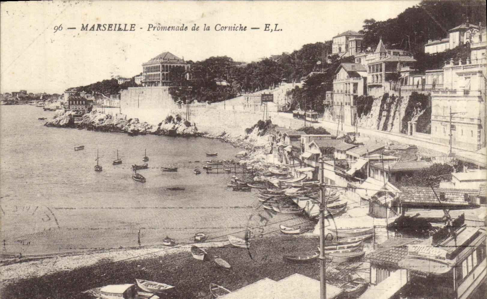 CPA Marseille Promenade de la Corniche 