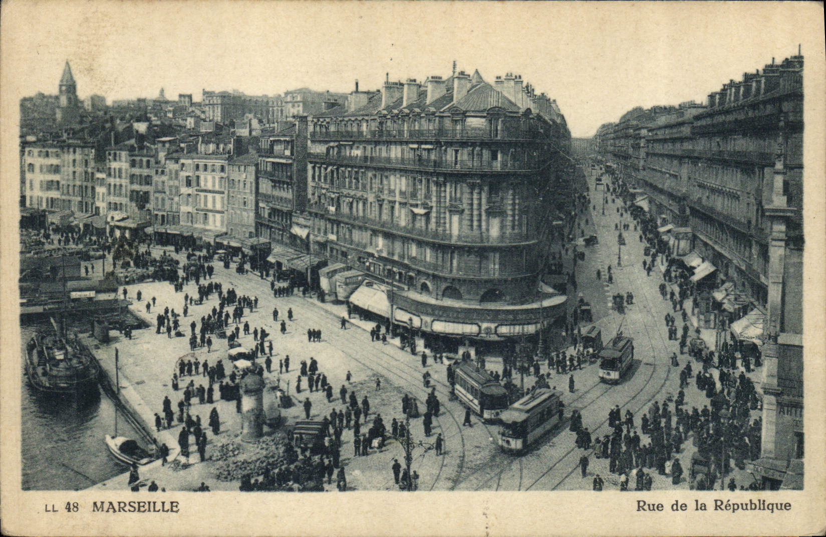 CPA Marseille Rue de la Republique 