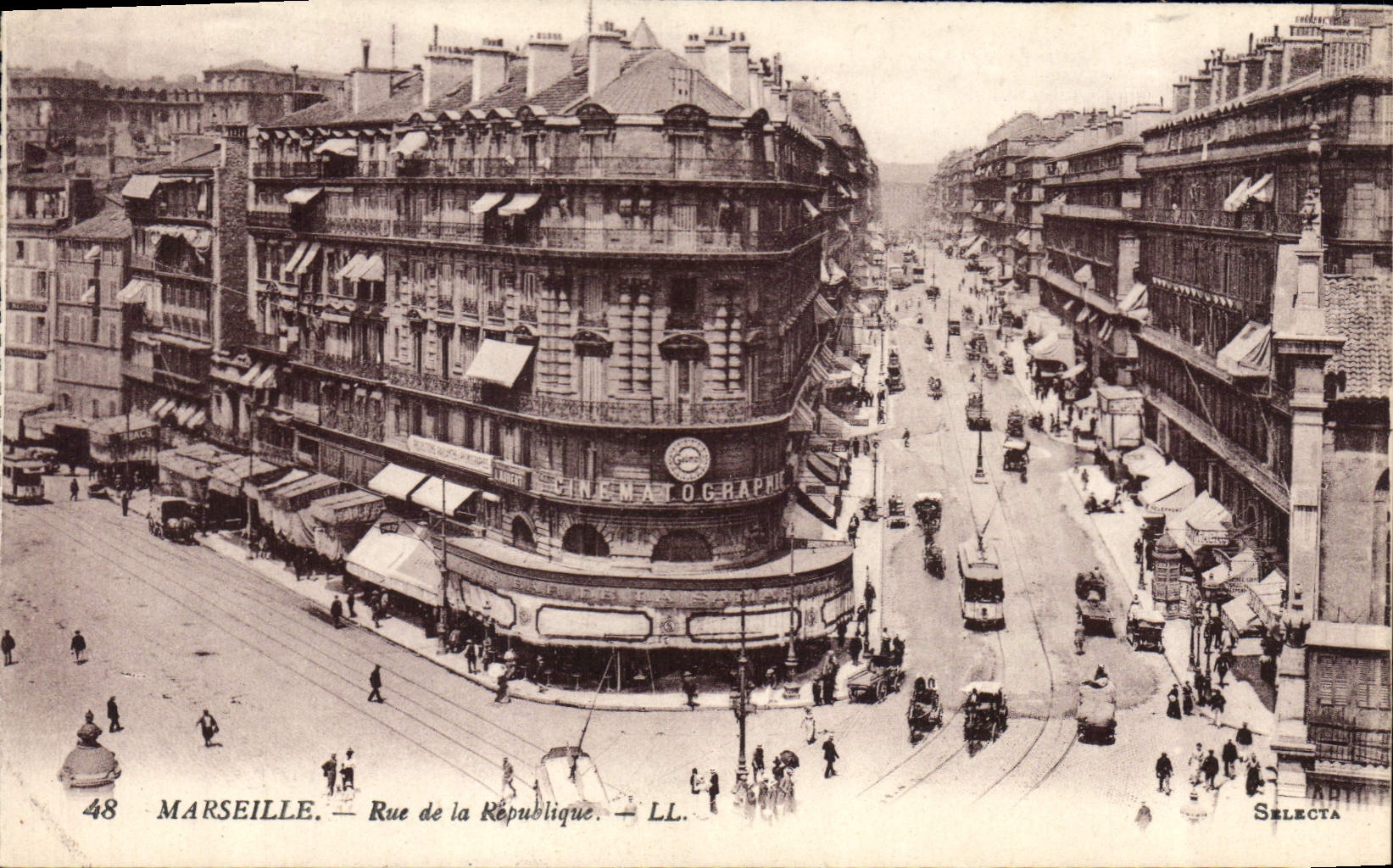 CPA Marseille Rue de la Republique 