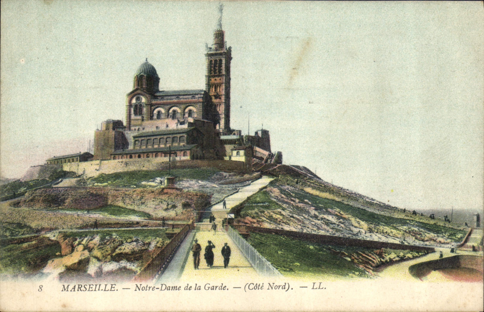 CPA Marseille Notre Dame de la Garde Cote Nord 