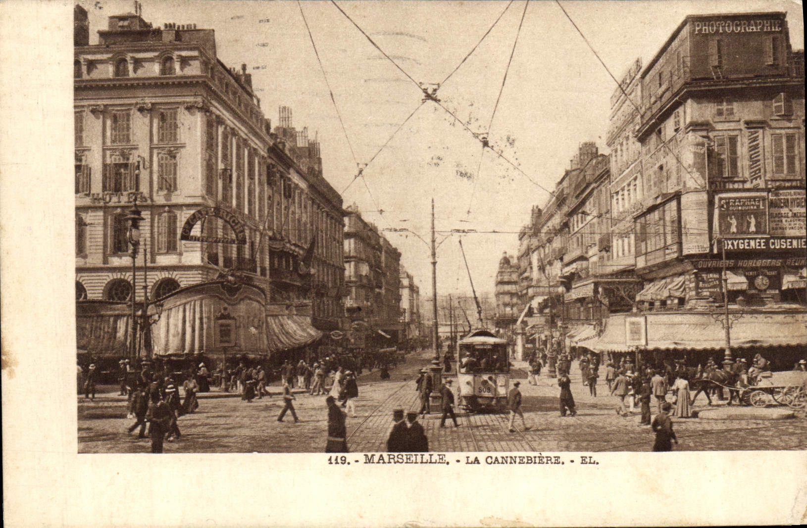 CPA Marseille La Cannebiere