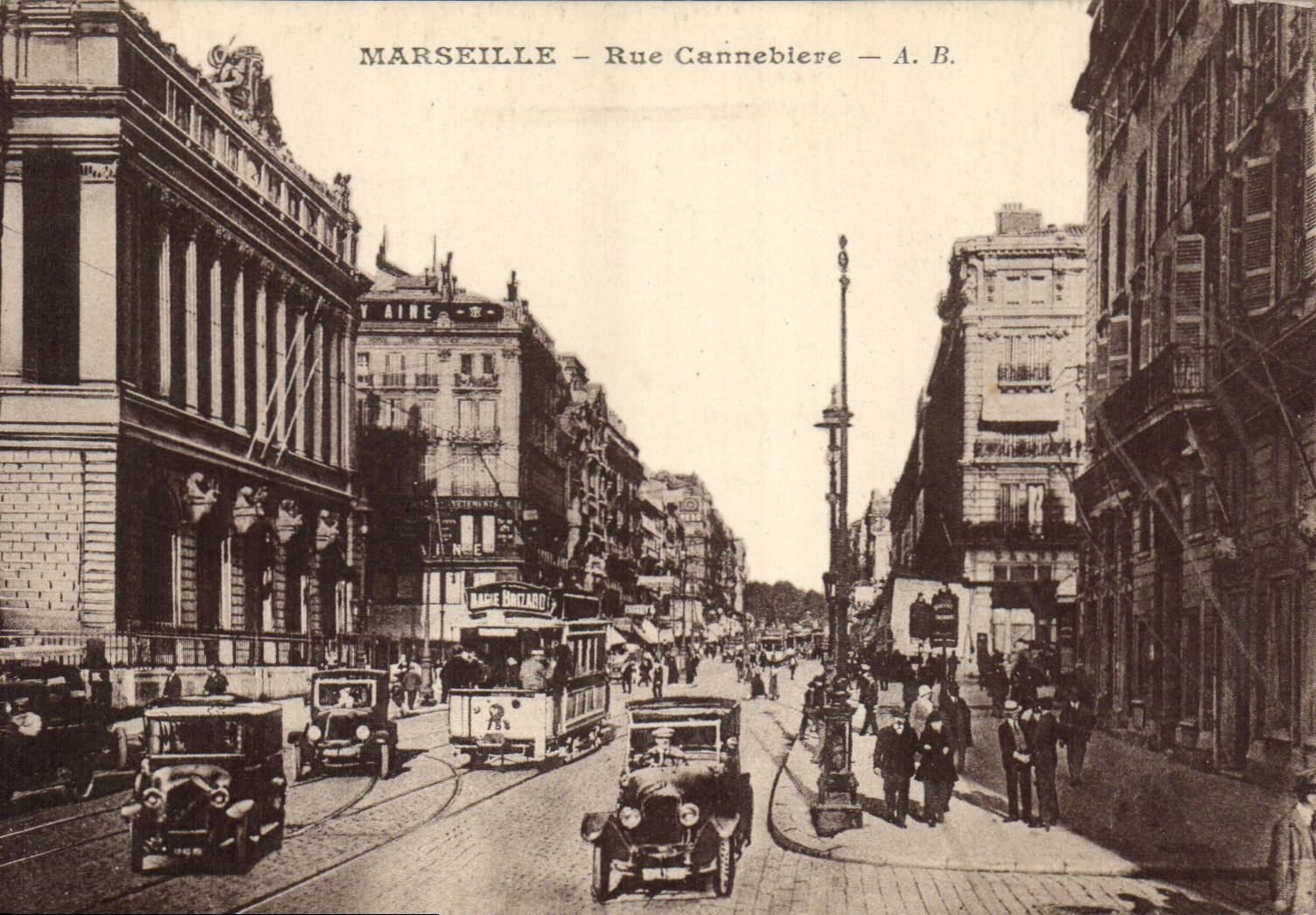 CPA Marseille Rue Cannebiere 