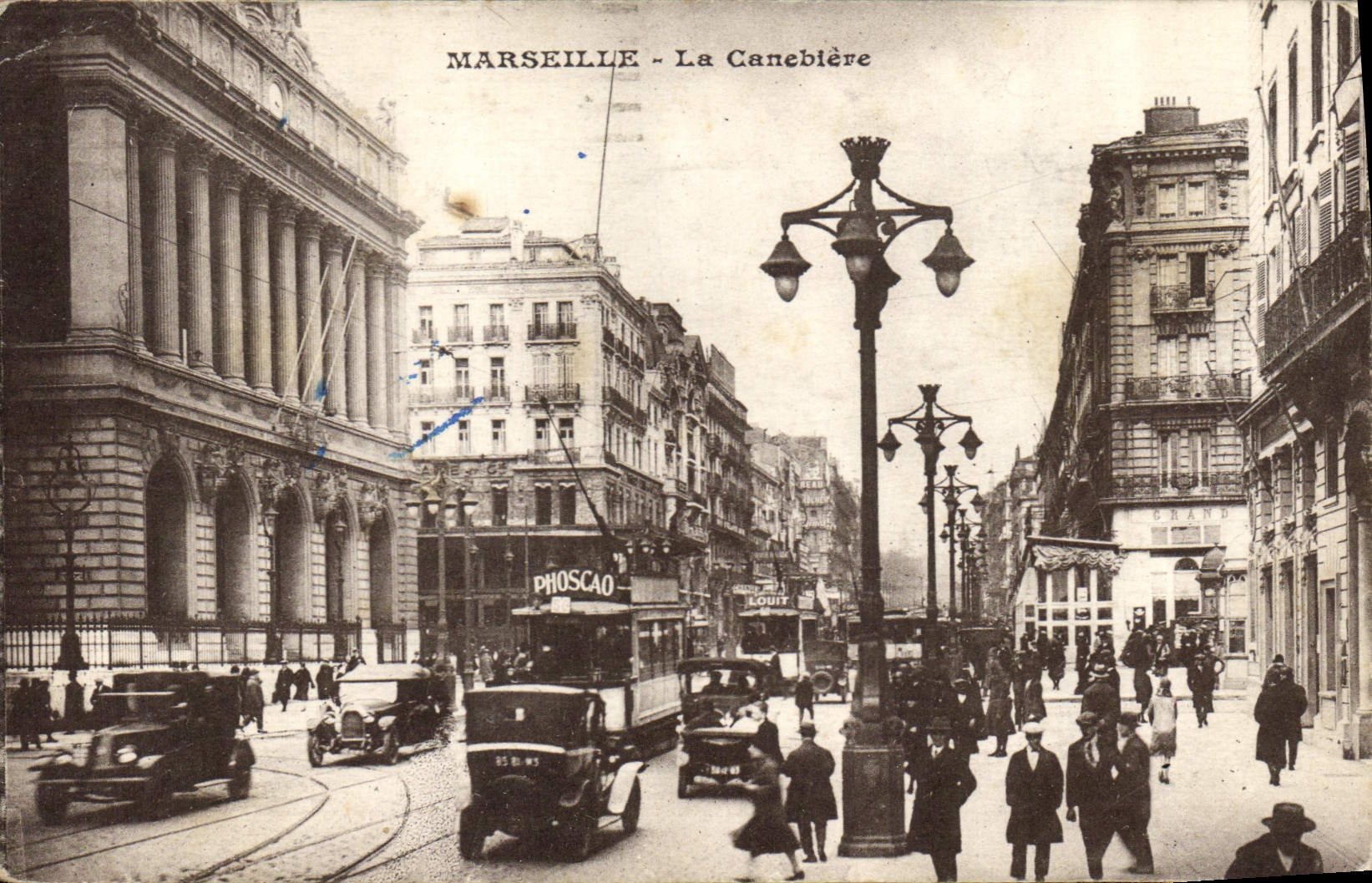 CPA Marseille La Canebiere 