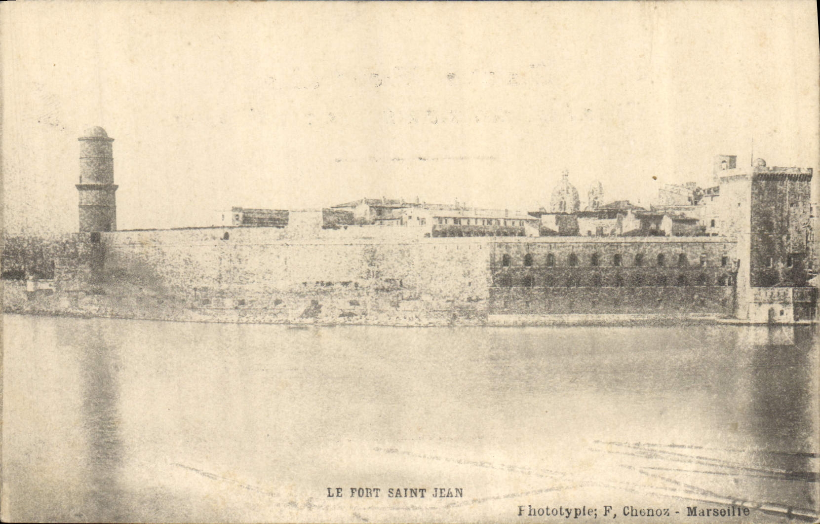 CPA Marseille Le Fort Saint Jean 