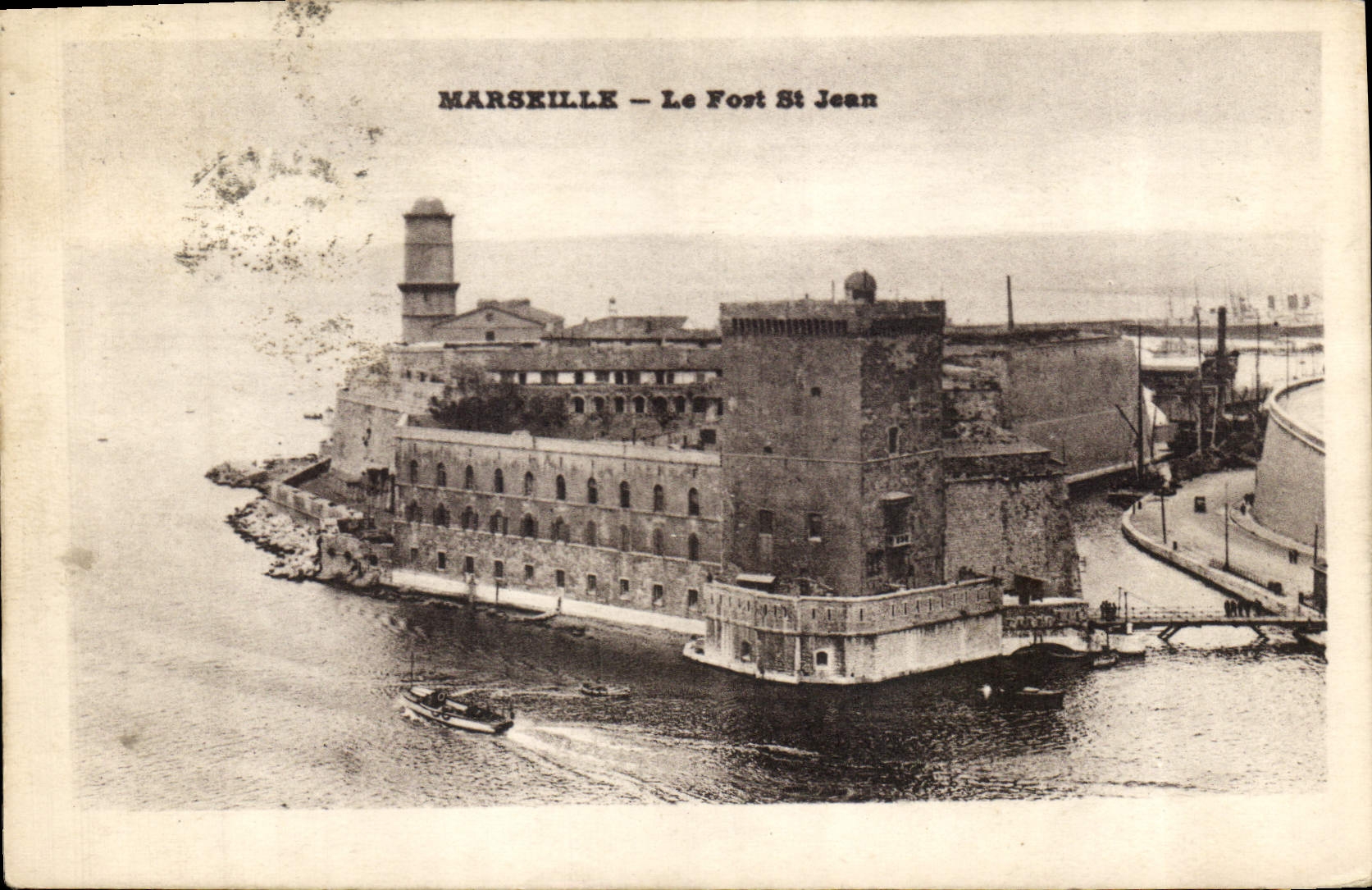 CPA Marseille Le Fort Saint Jean 