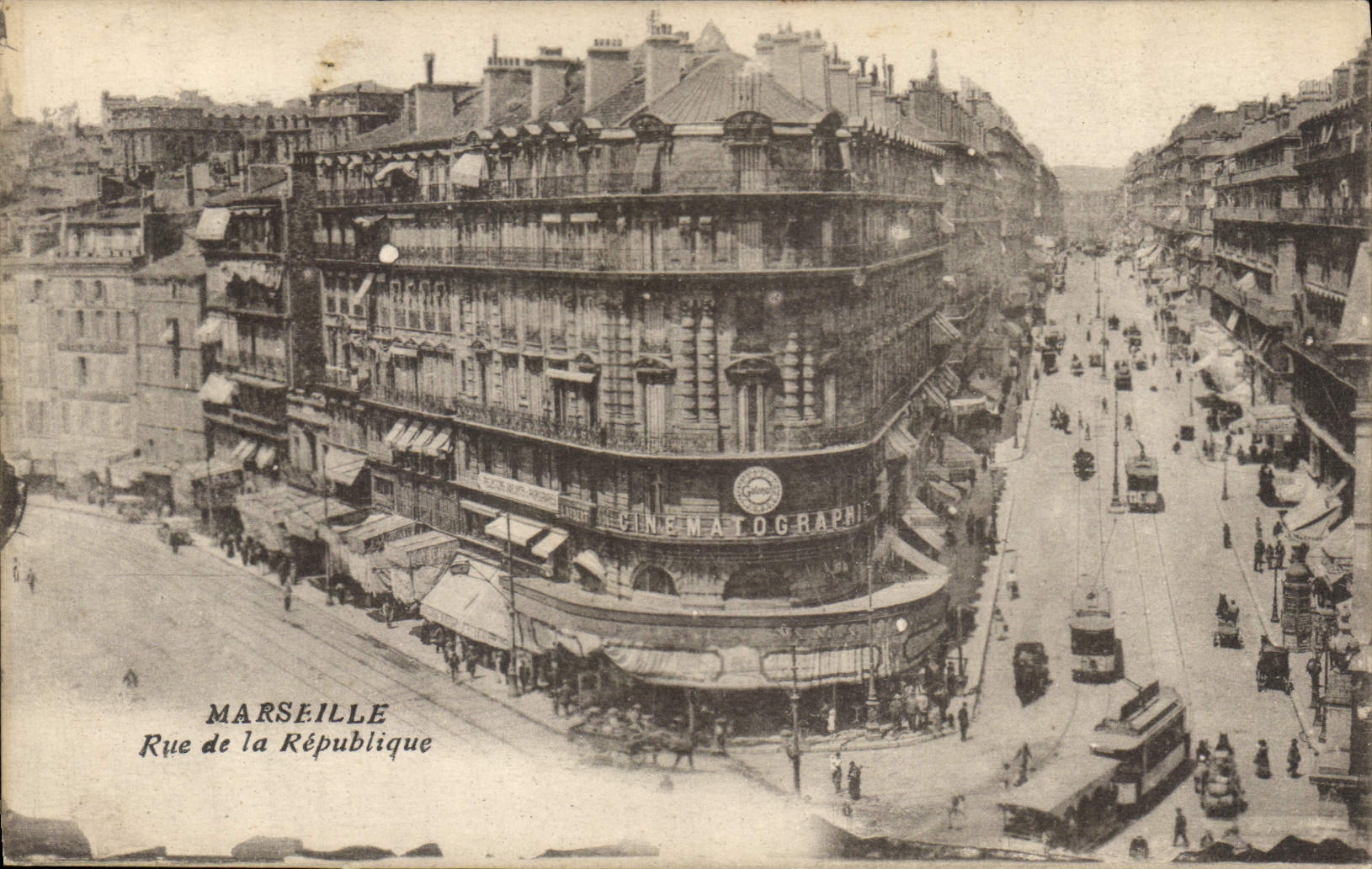 CPA Marseille Rue de la Republique 