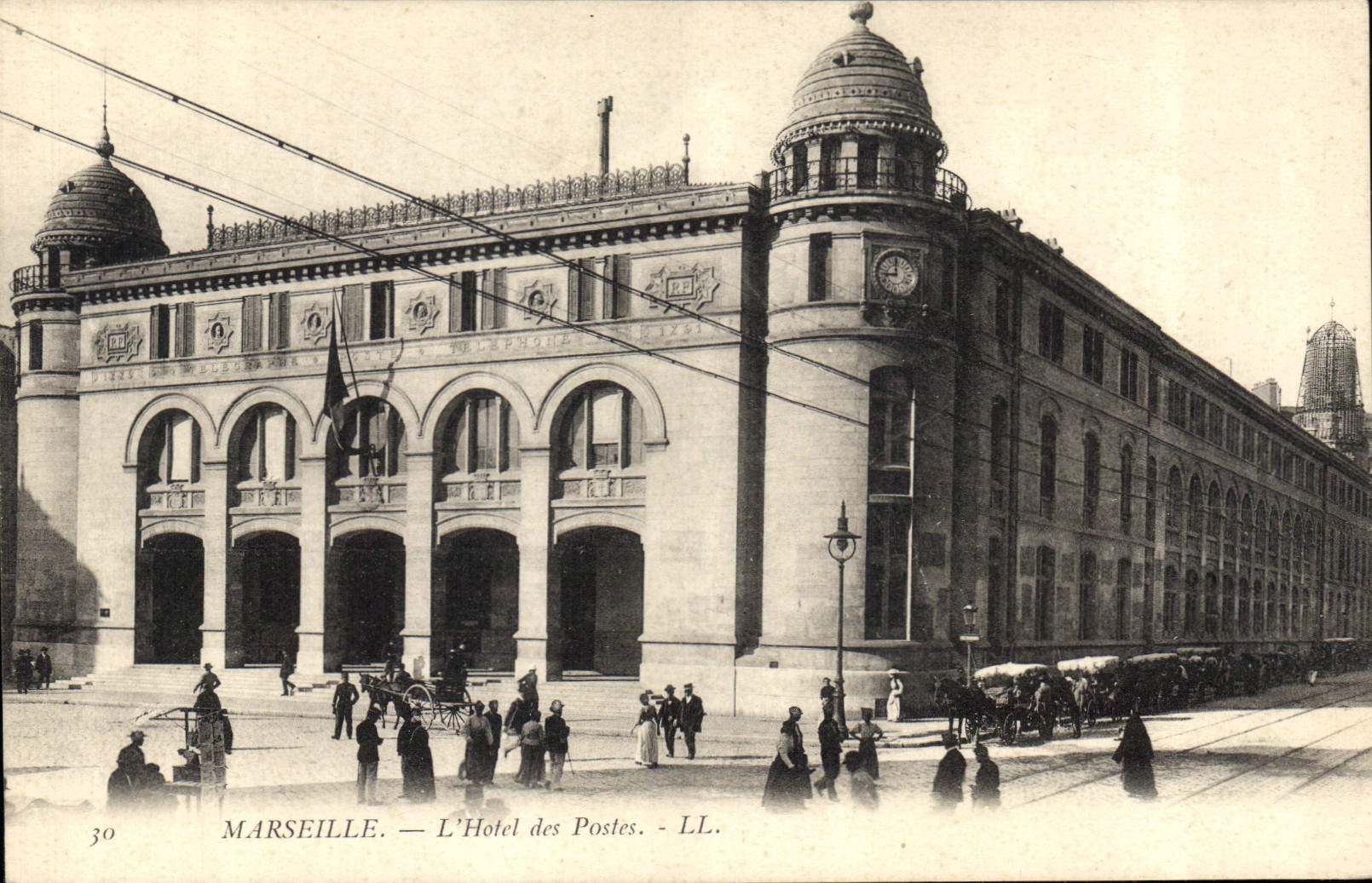 CPA Marseille L'Hotel des Postes 