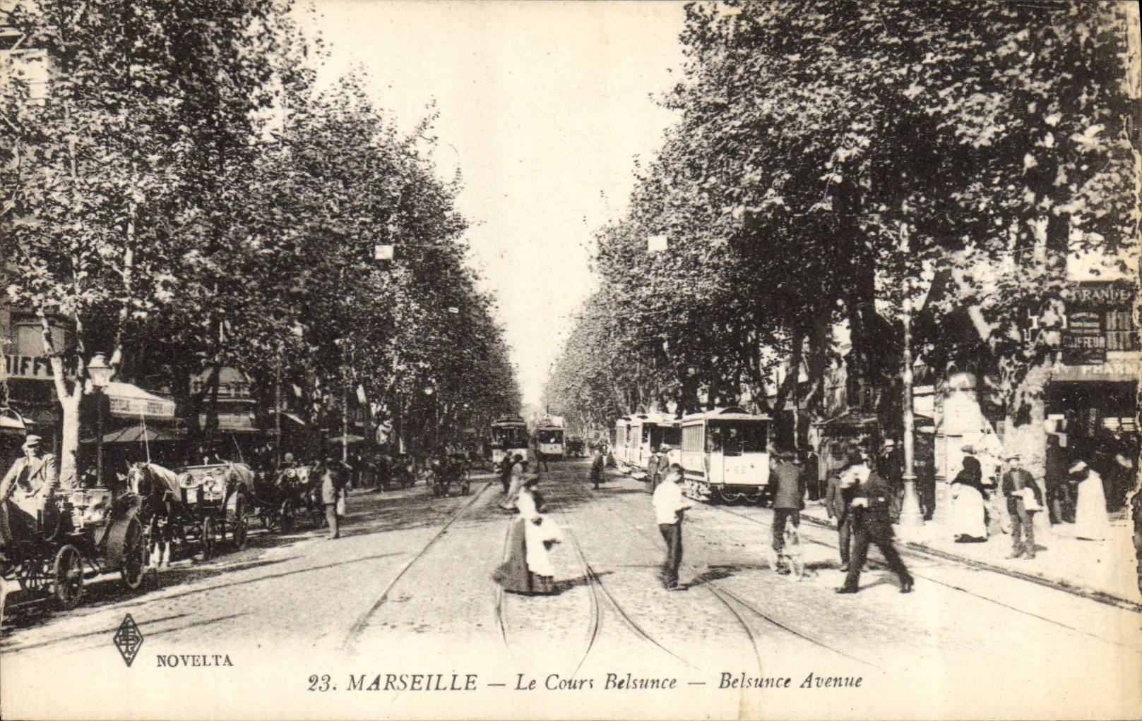 CPA Marseille Le Cours Belsunce 