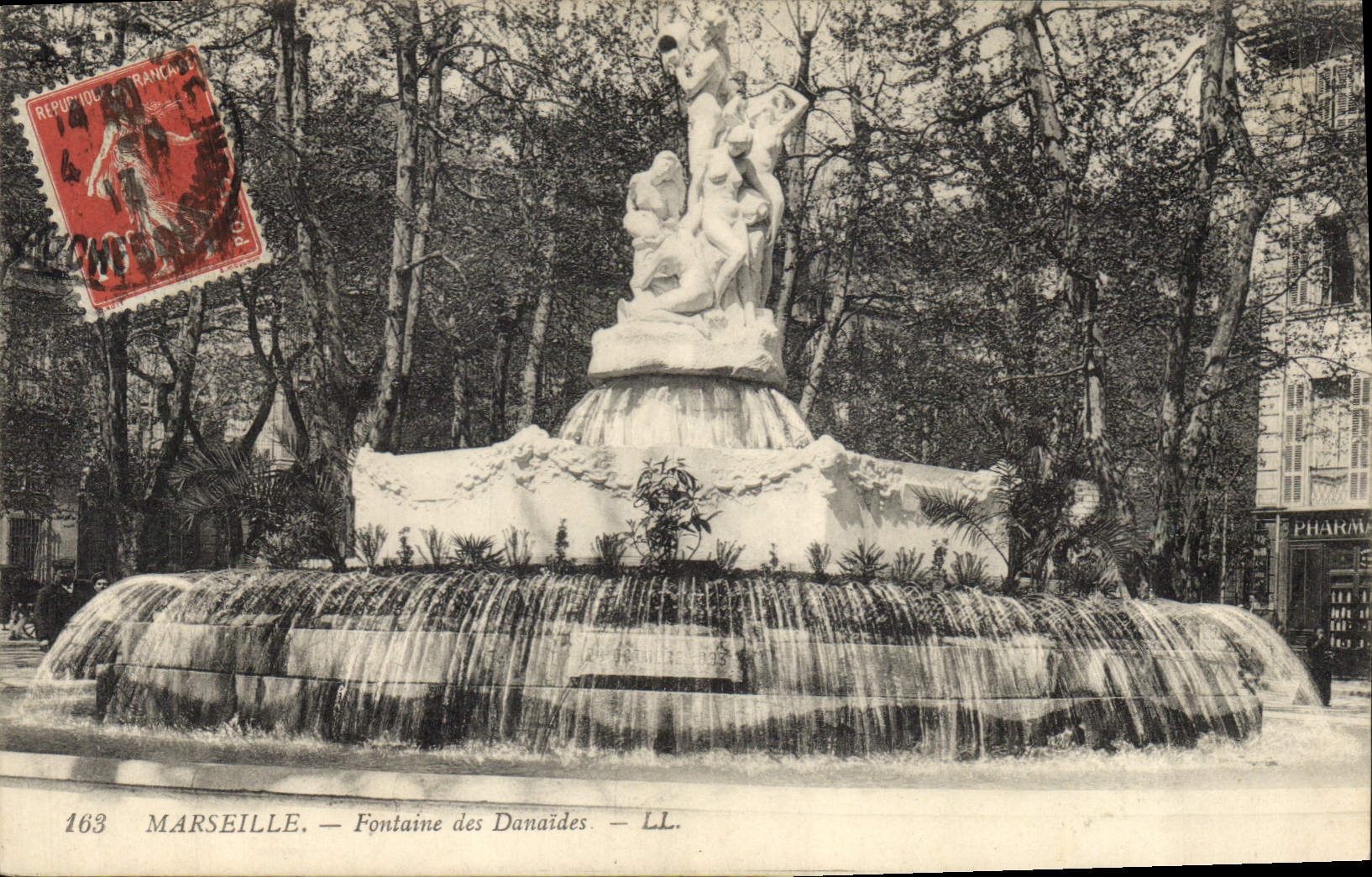 CPA Marseille Fontaine des Danaides 
