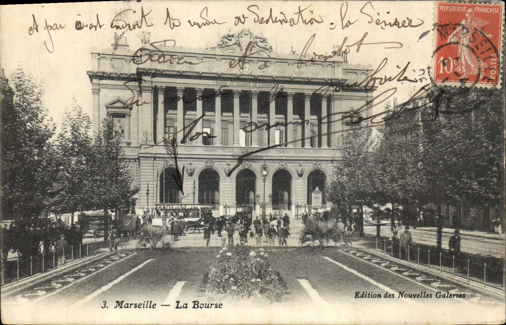 CPA Marseille La Bourse 