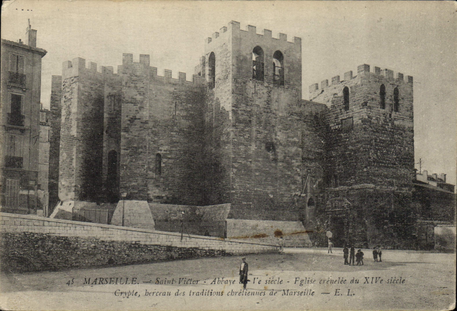 CPA Marseille Saint Victor Abbaye 
