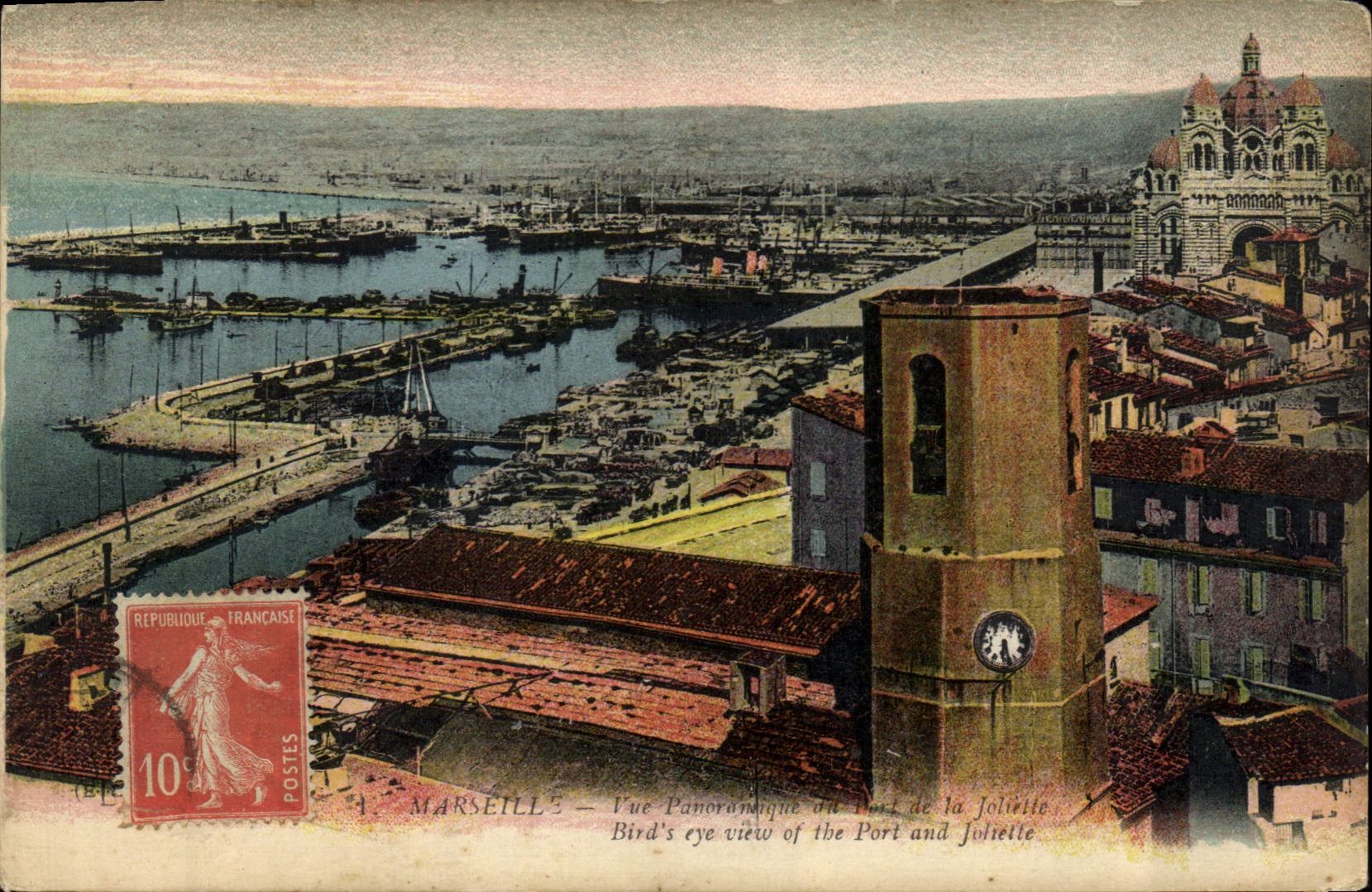 CPA Marseille Vue Panoramique 