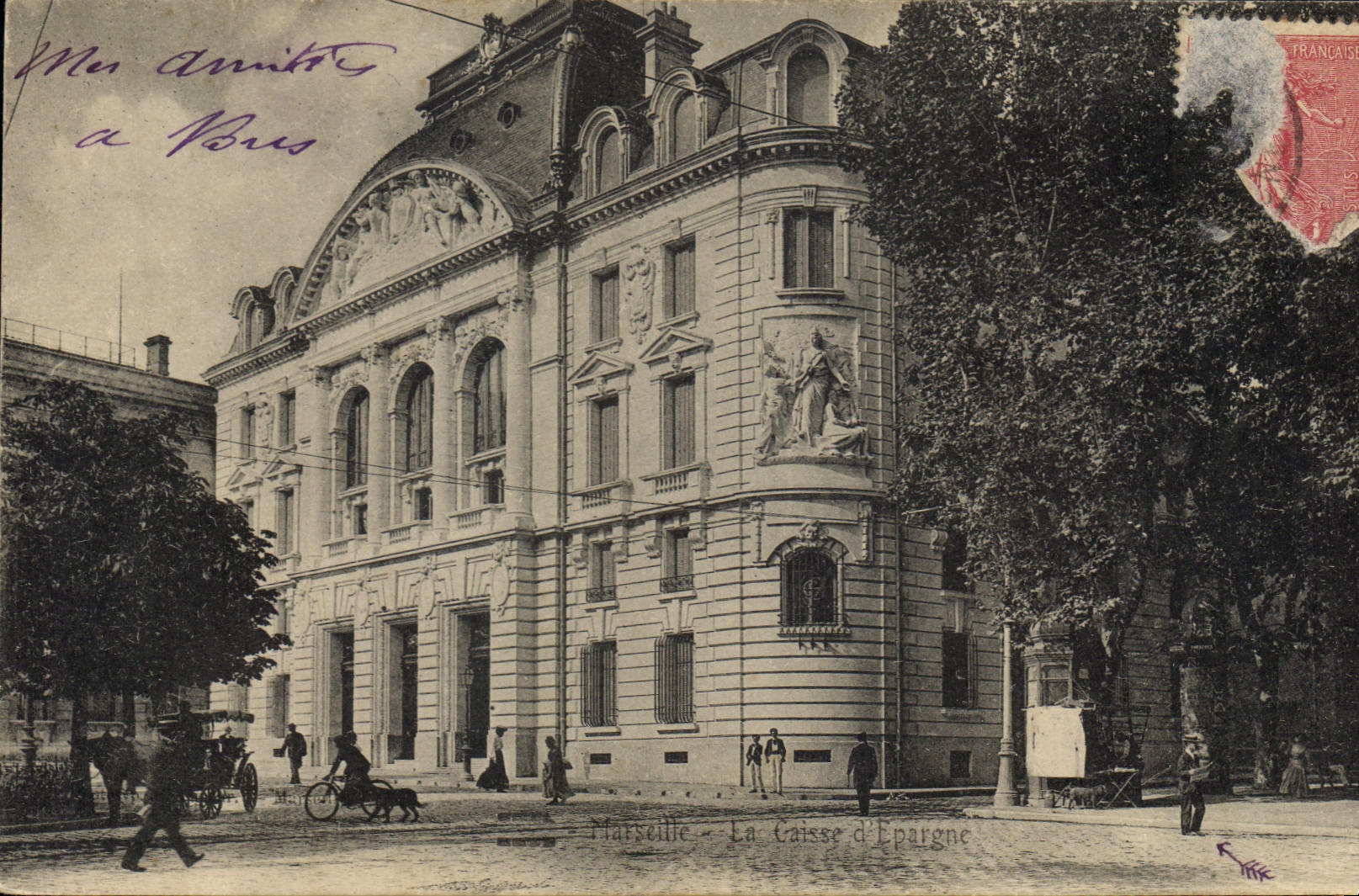 CPA Marseille La Caisse d'Epargne 