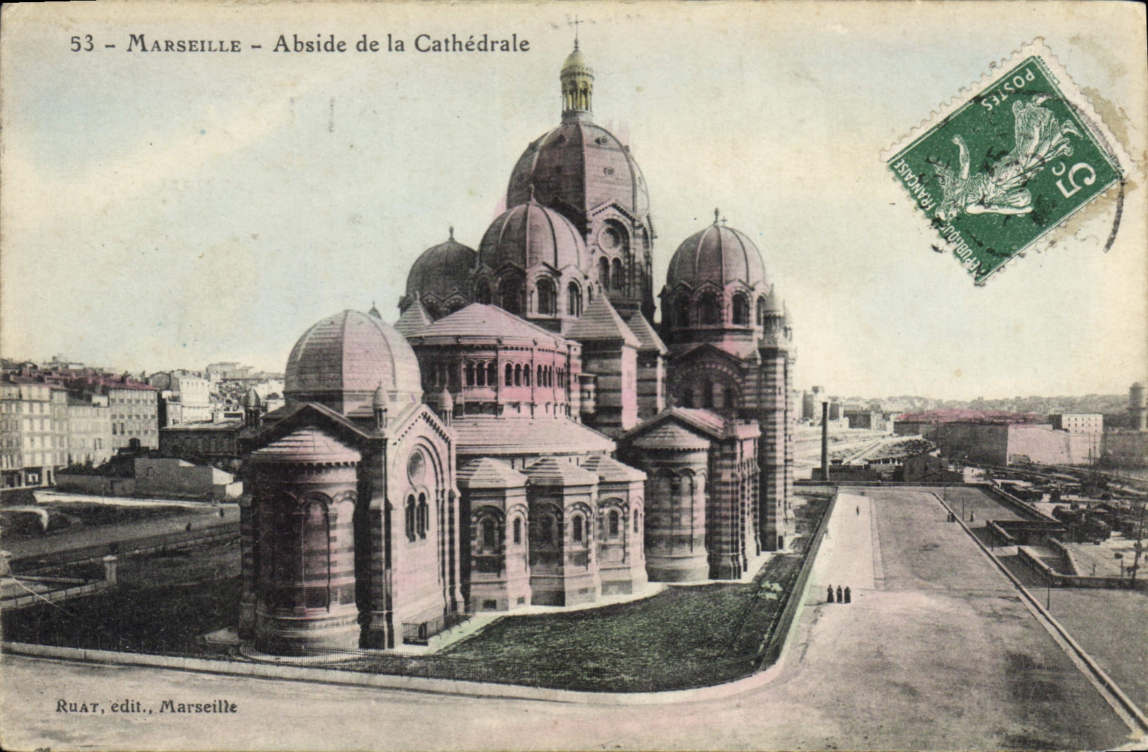 CPA Marseille La Cathedrale 