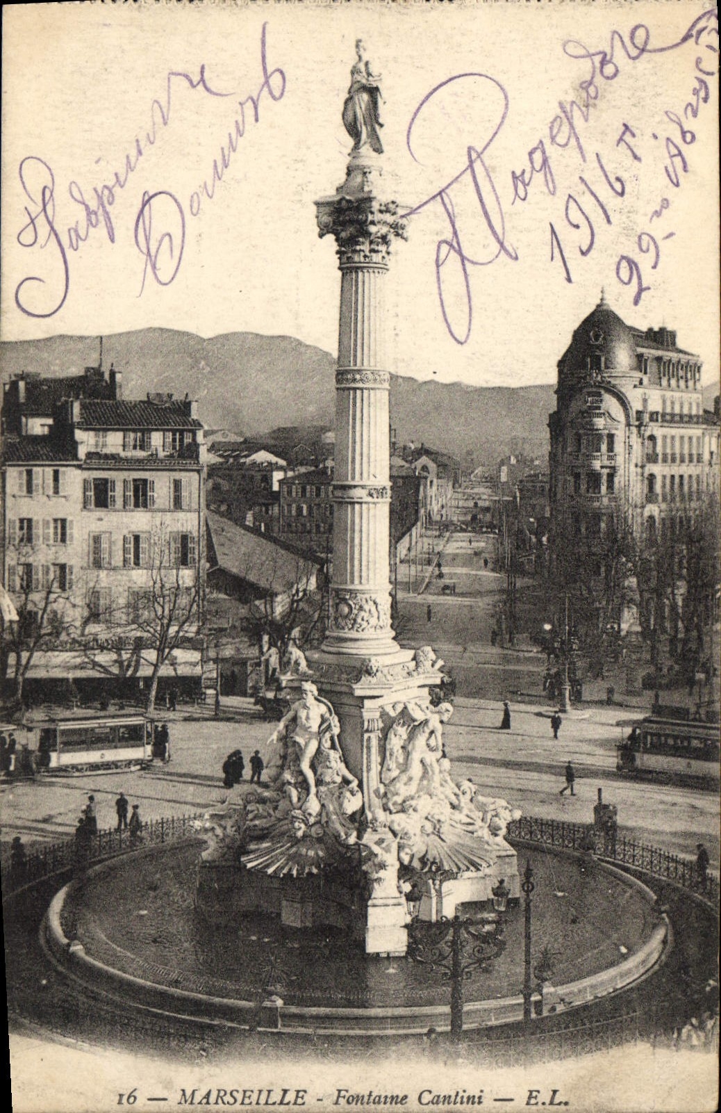 CPA Marseille Fontaine Cantini 