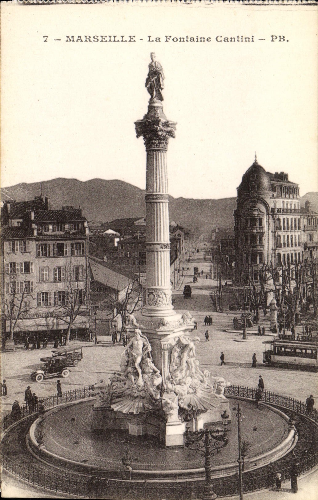 CPA Marseille La Fontaine Cantini 