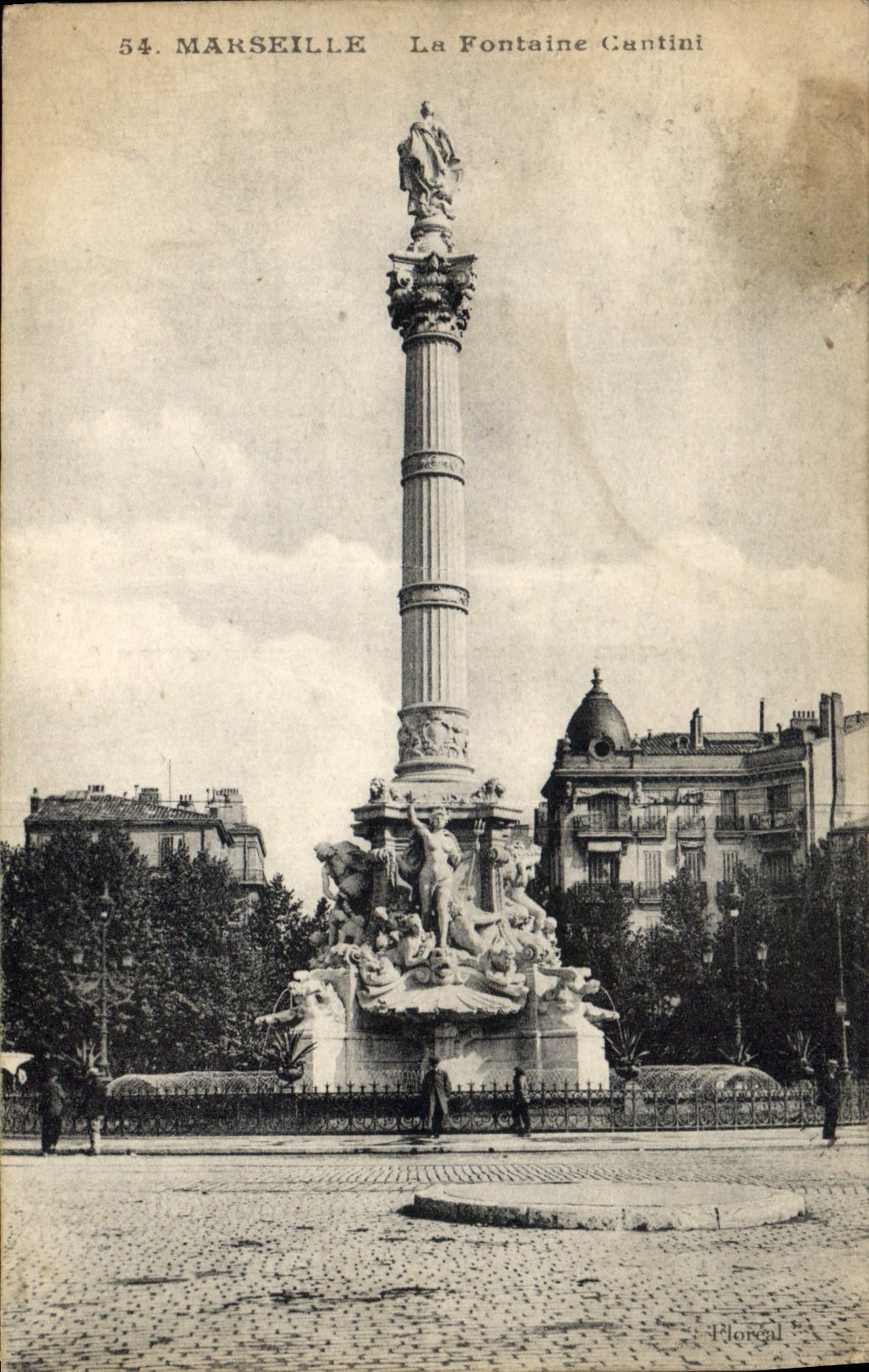 CPA Marseille La Fontaine Cantini 