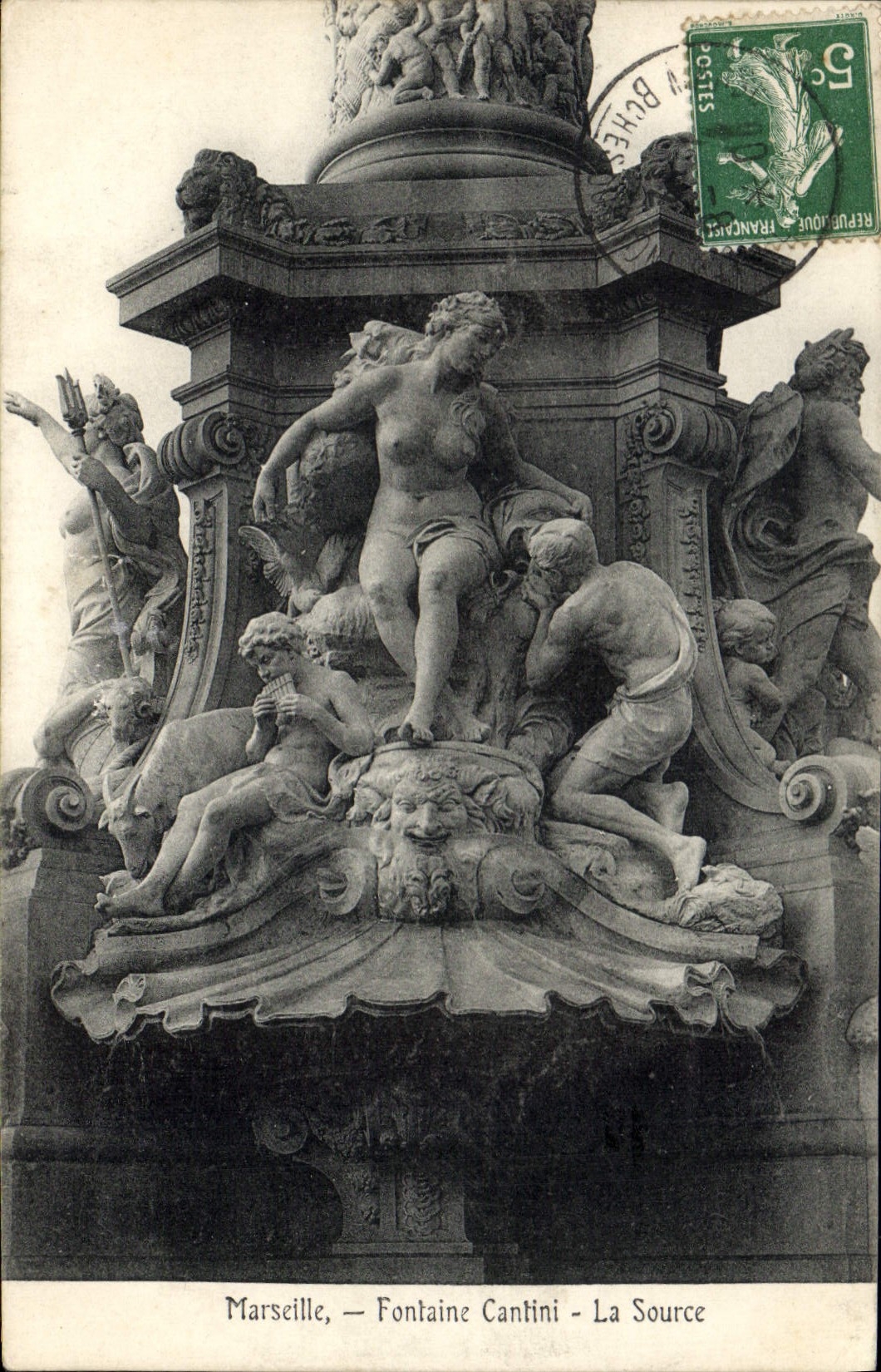 CPA Marseille Fontaine Cantini La Source 