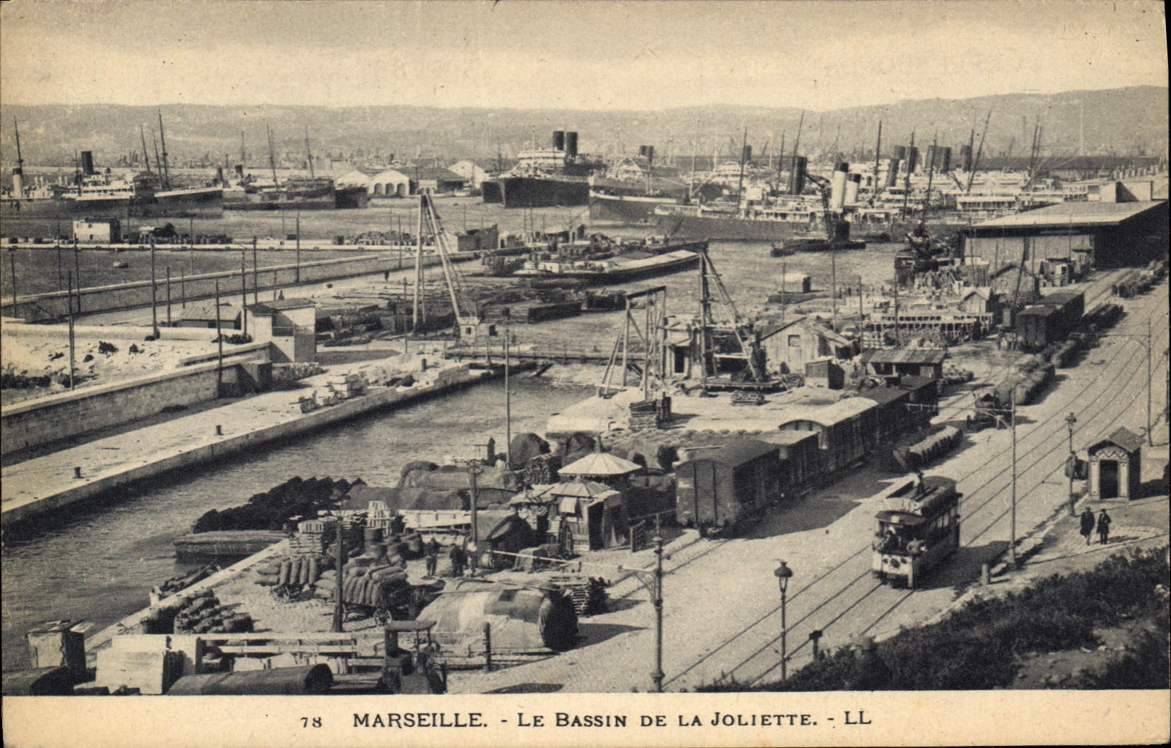 CPA Marseille Le Bassin de la Joliette