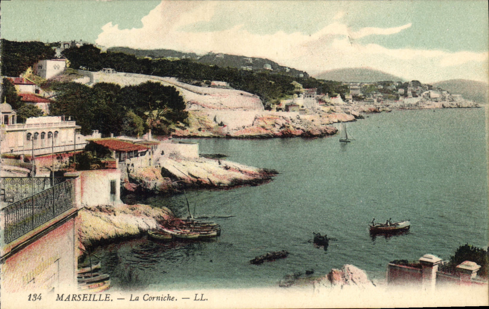 CPA Marseille La Corniche 