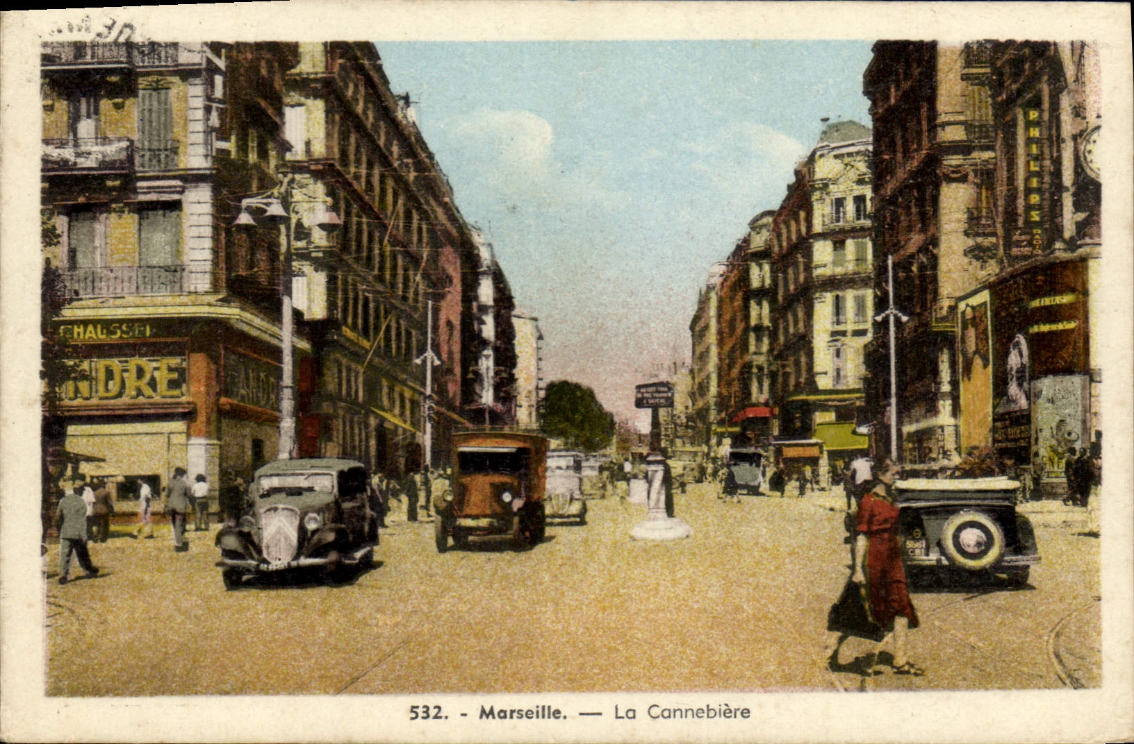 CPA Marseille La Cannebiere