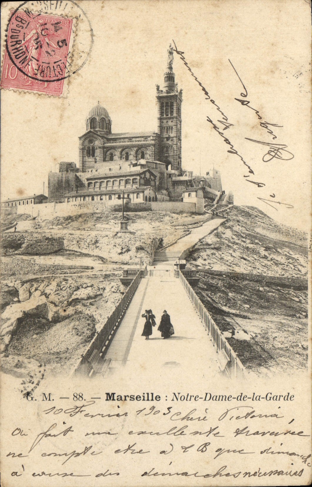 CPA Marseille Notre Dame de la Garde 