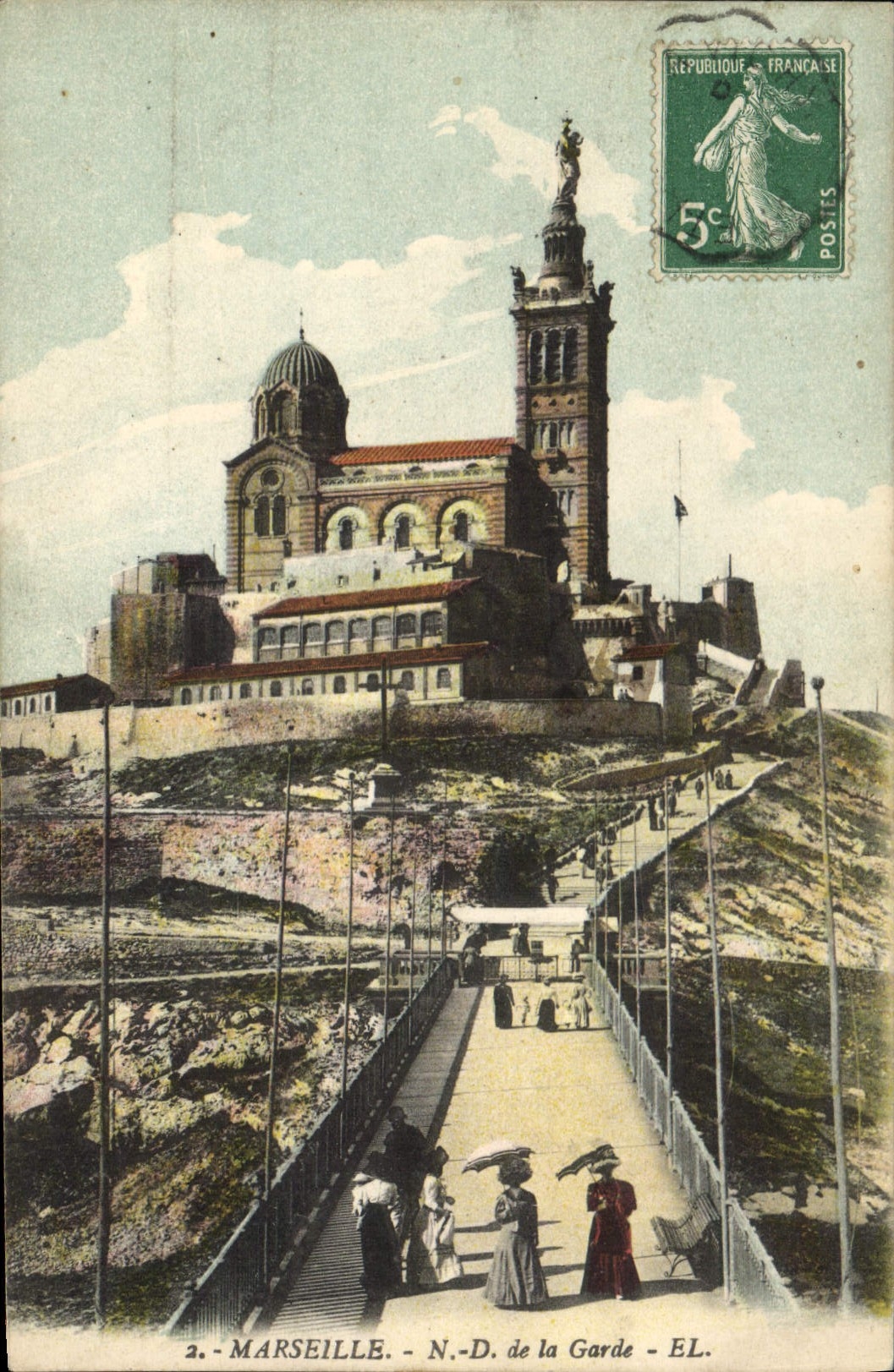 CPA Marseille Notre Dame de la Garde 