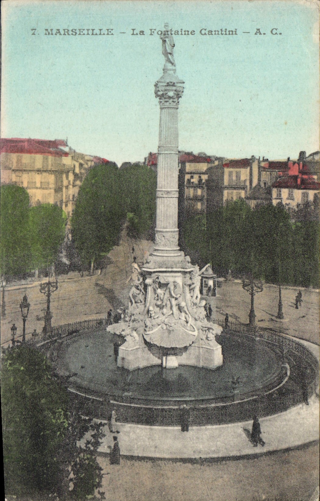 CPA Marseille La Fontaine Cantini 