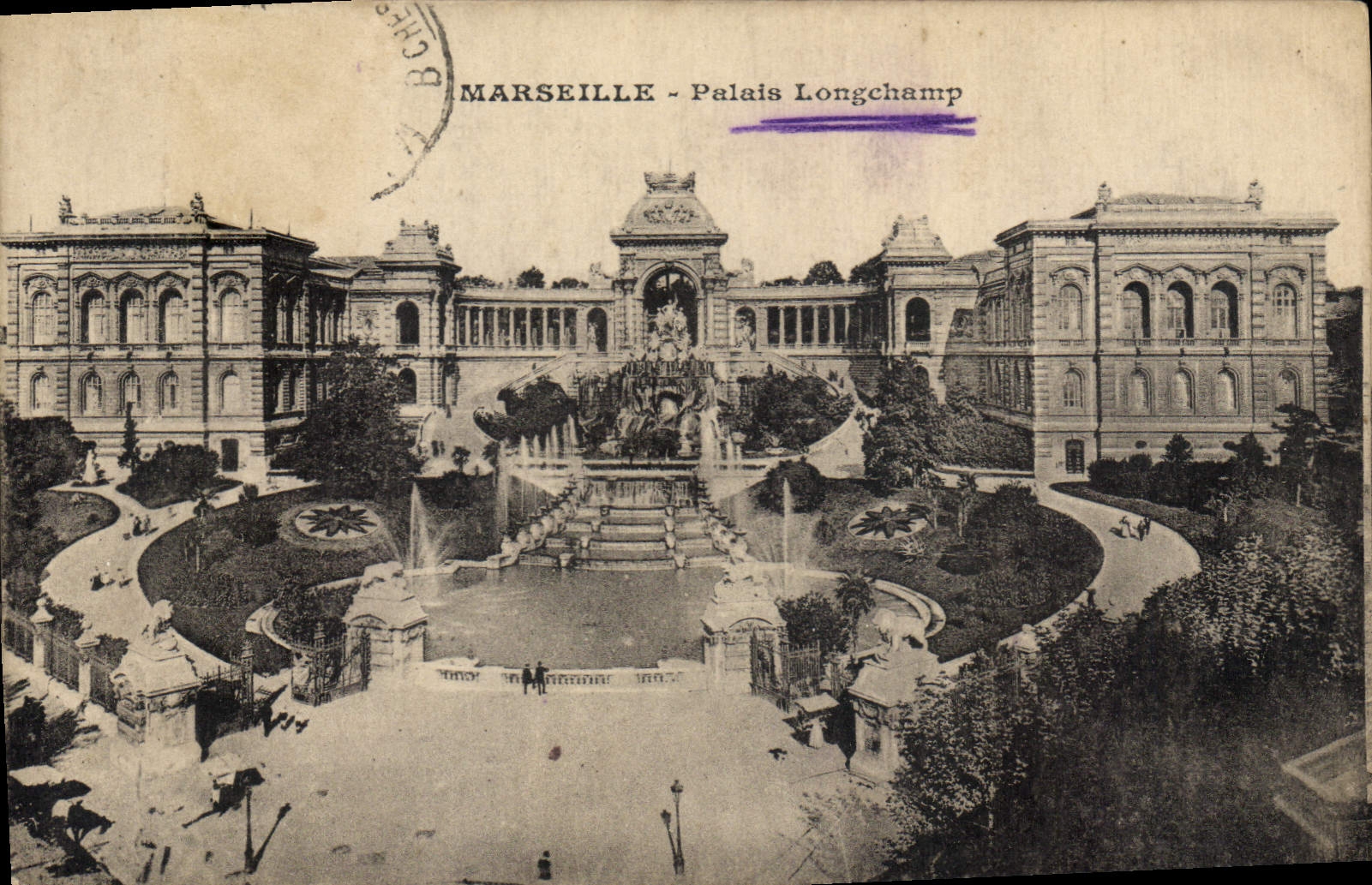 CPA Marseille Palais Longchamp 
