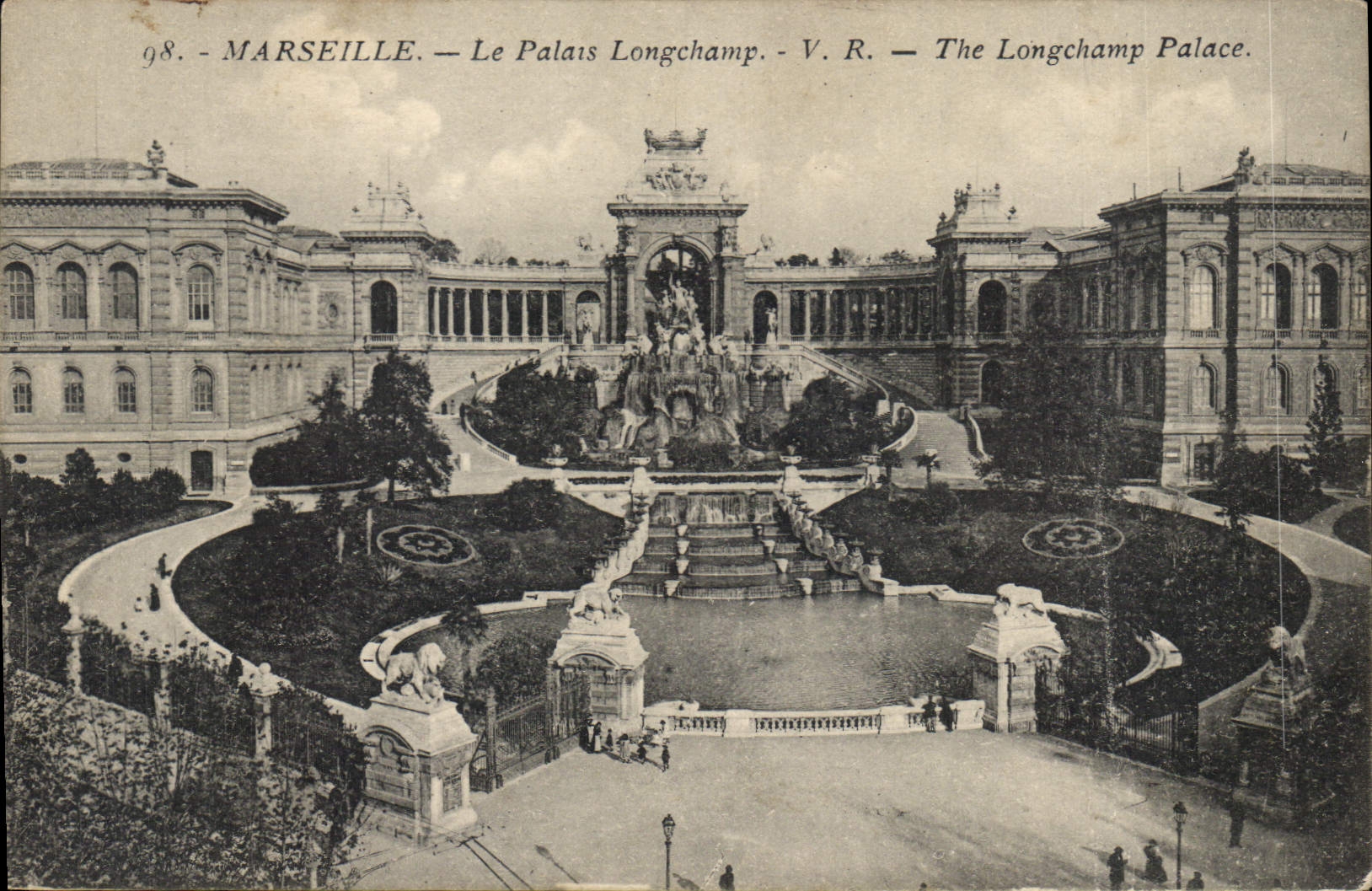 CPA Marseille Le Palais Longchamp 