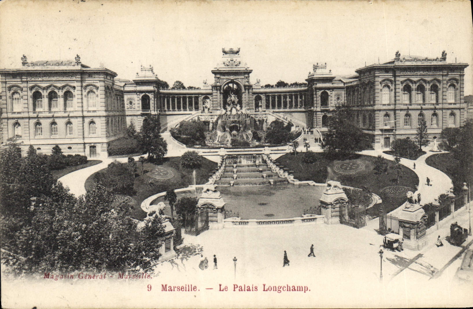 CPA Marseille Le Palais Longchamp 