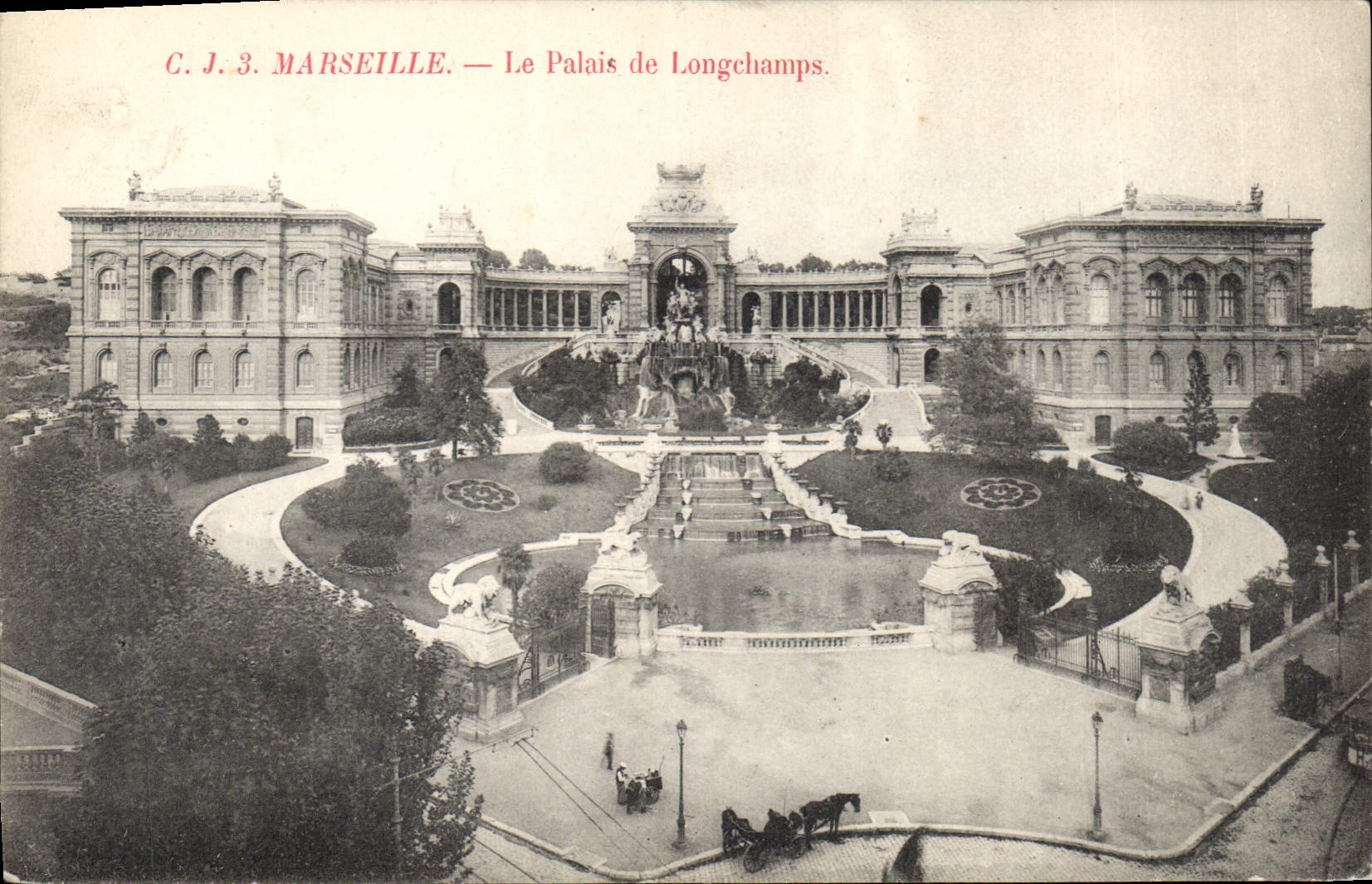 CPA Marseille Le Palais Longchamps 