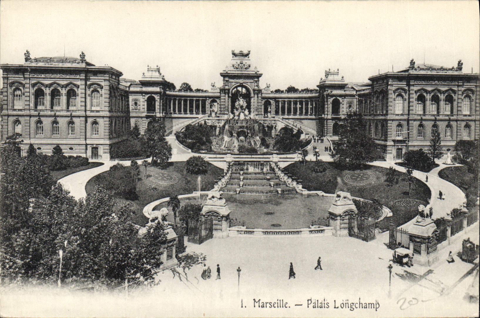 CPA Marseille Palais Longchamp 