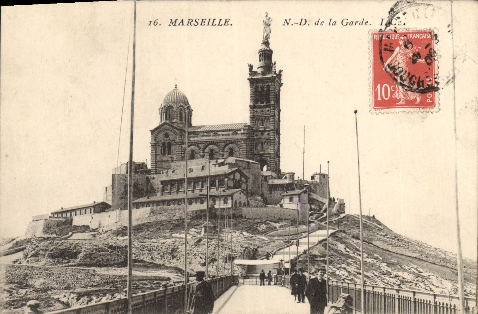 CPA Marseille Notre Dame de la Garde 