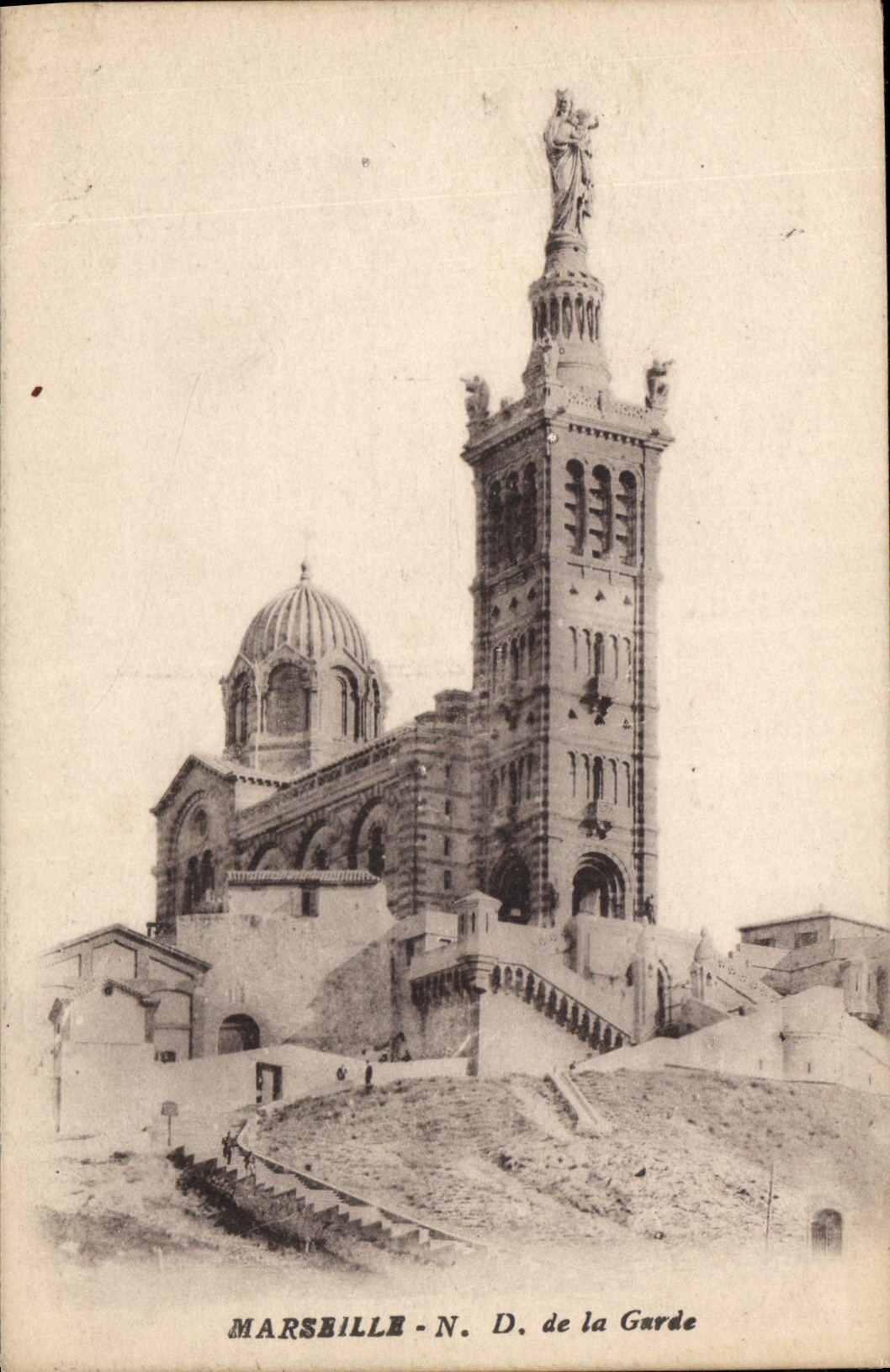 CPA Marseille Notre Dame de la Garde 