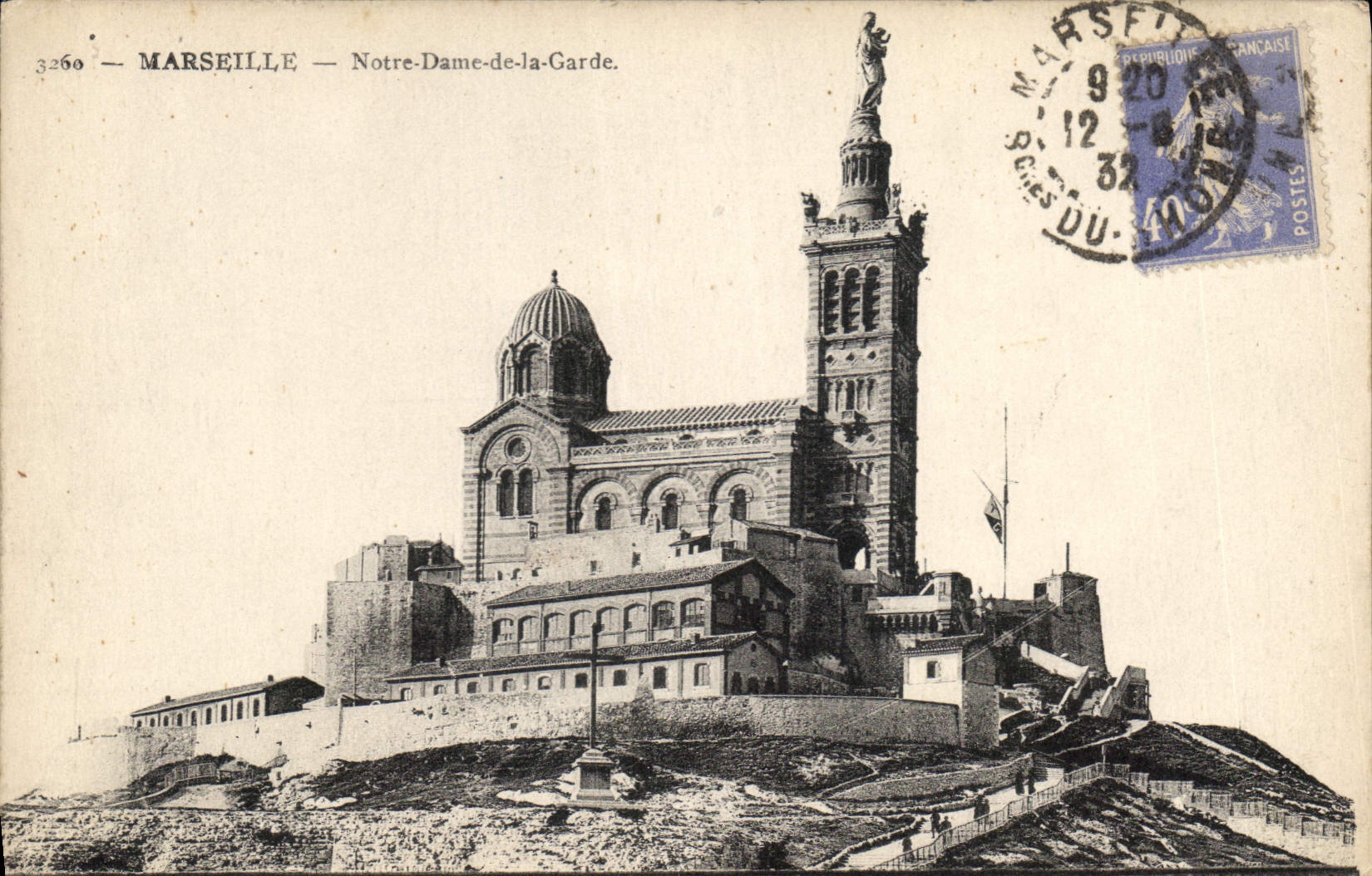 CPA Marseille Notre Dame de la Garde 