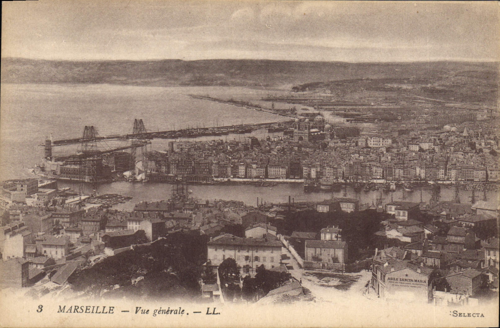 CPA Marseille Vue generale 