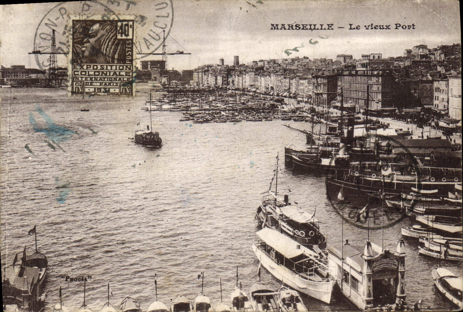 CPA Marseille Le vieux Port