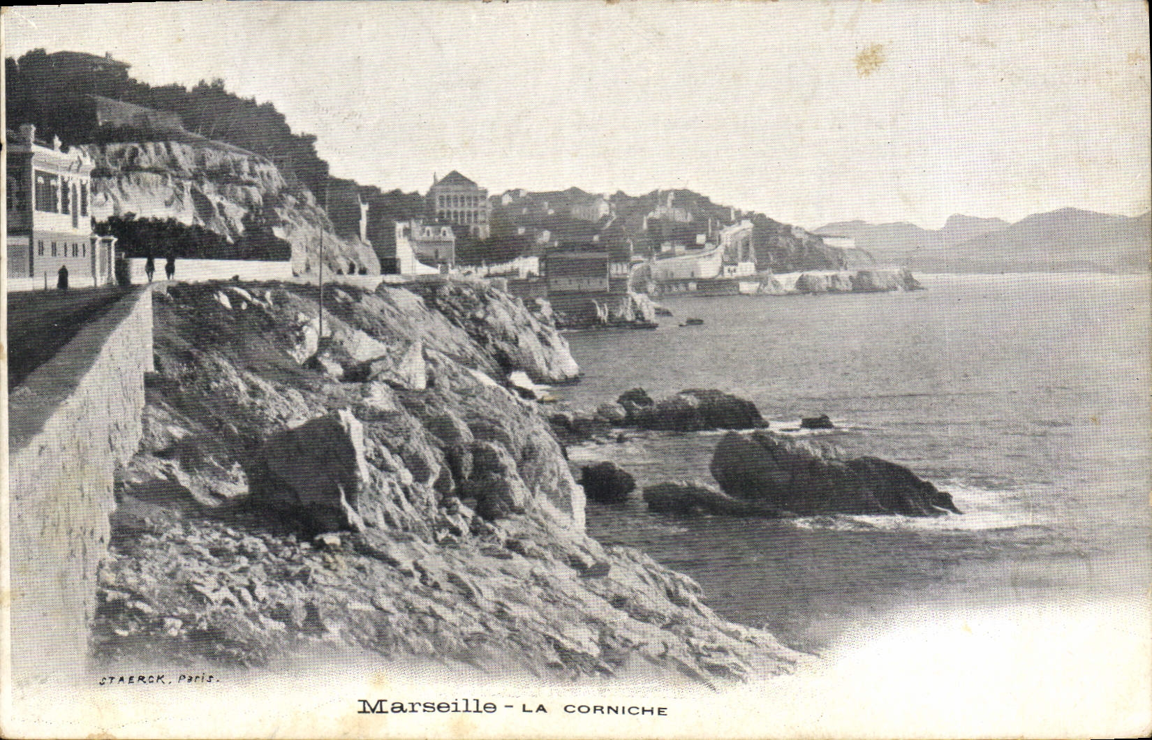 CPA Marseille La Corniche 
