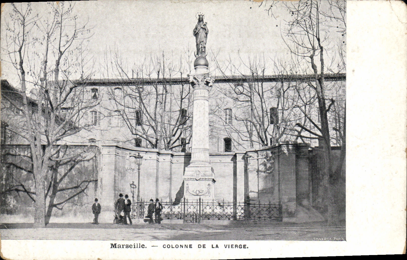 CPA Marseille Colonne de la Vierge 