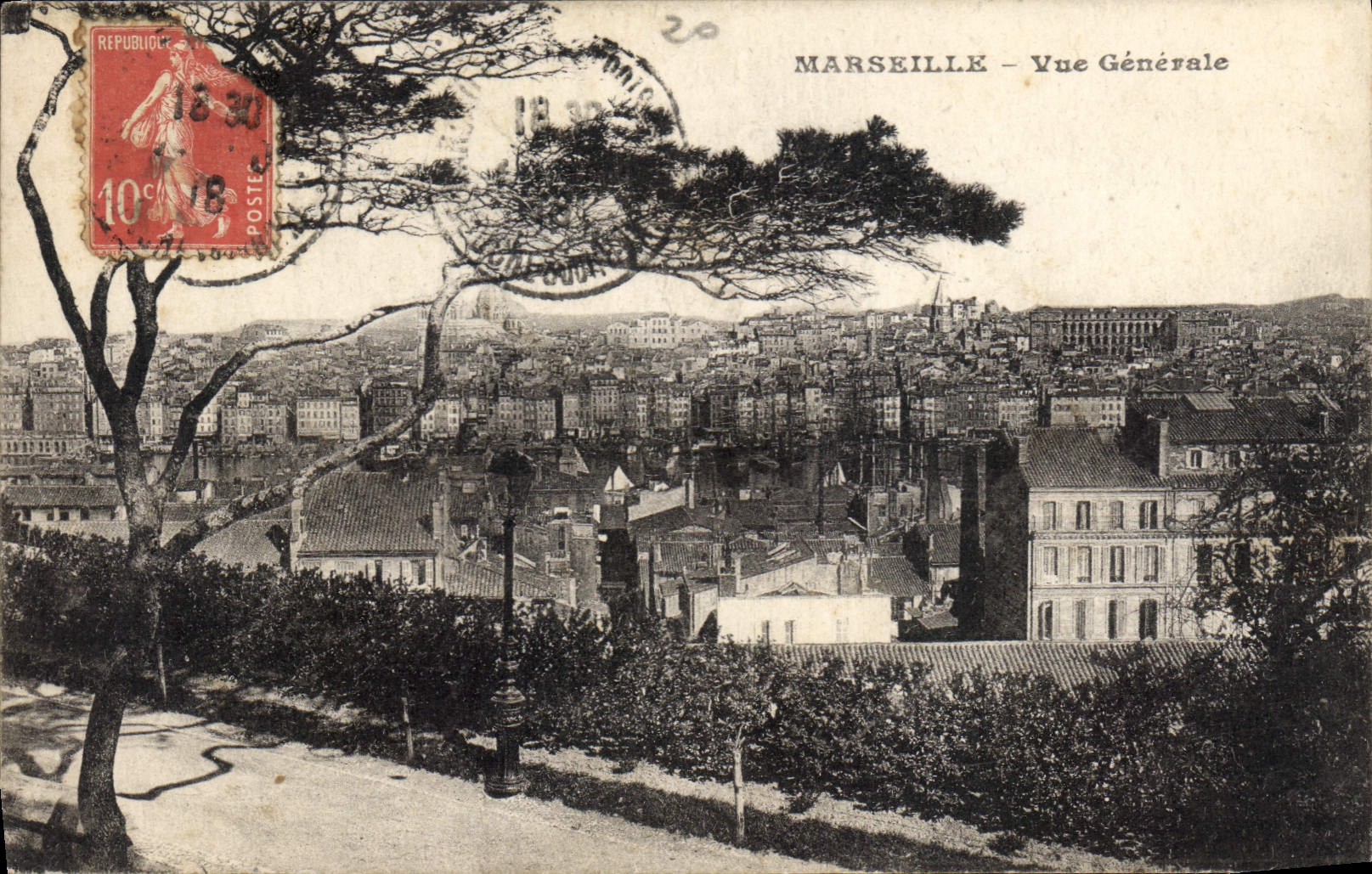 CPA Marseille Vue Generale 