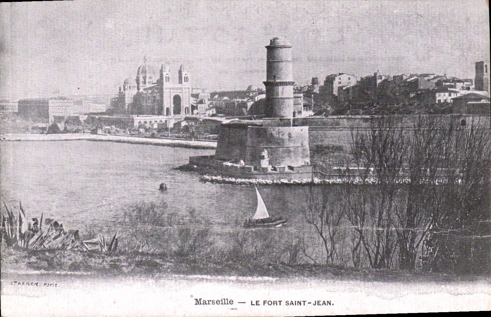 CPA Marseille Le Fort Saint Jean 