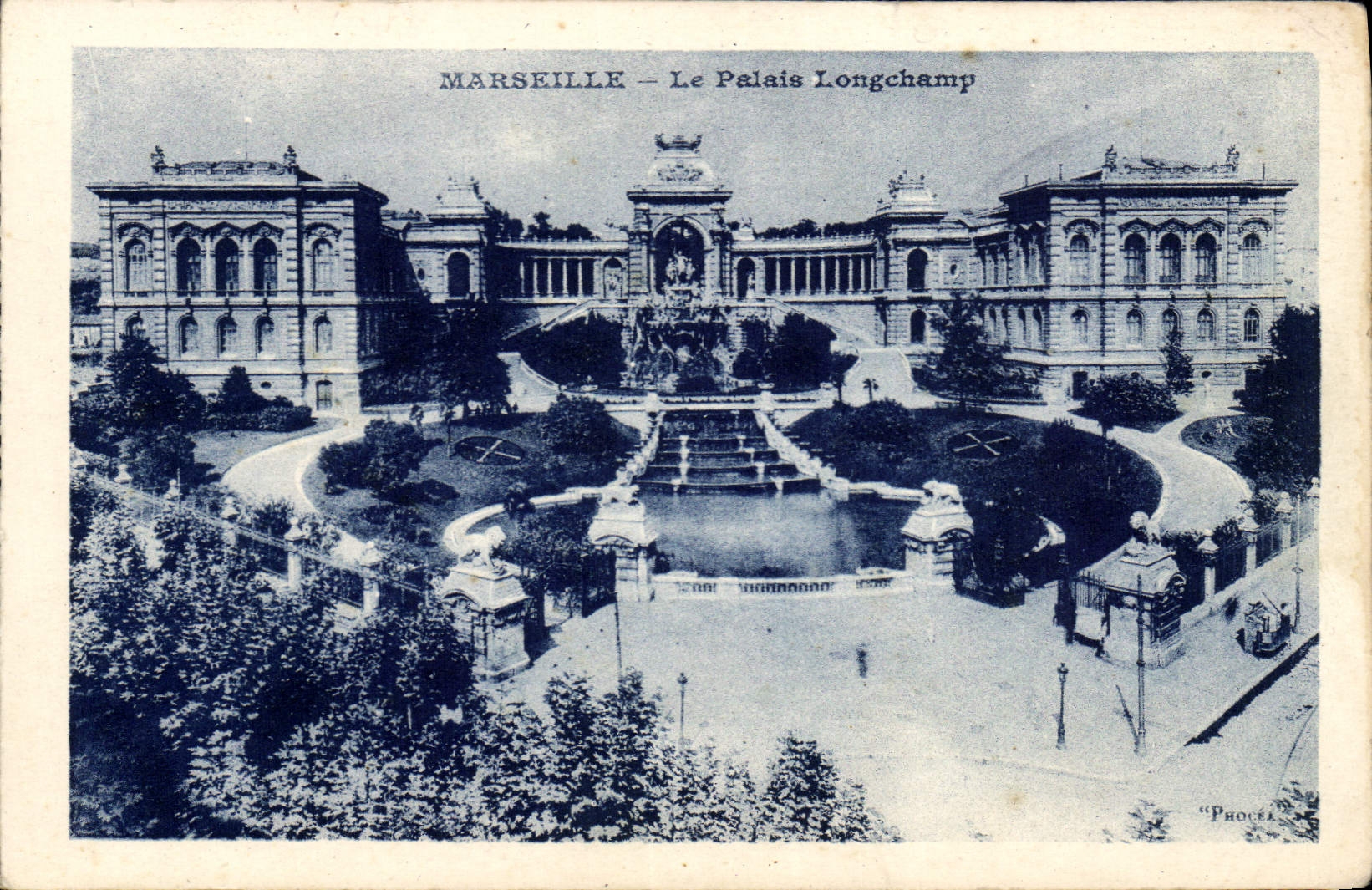 CPA Marseille Le Palais Longchamp 