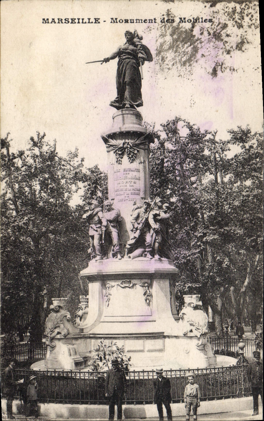 CPA Marseille Monument des Mobiles 