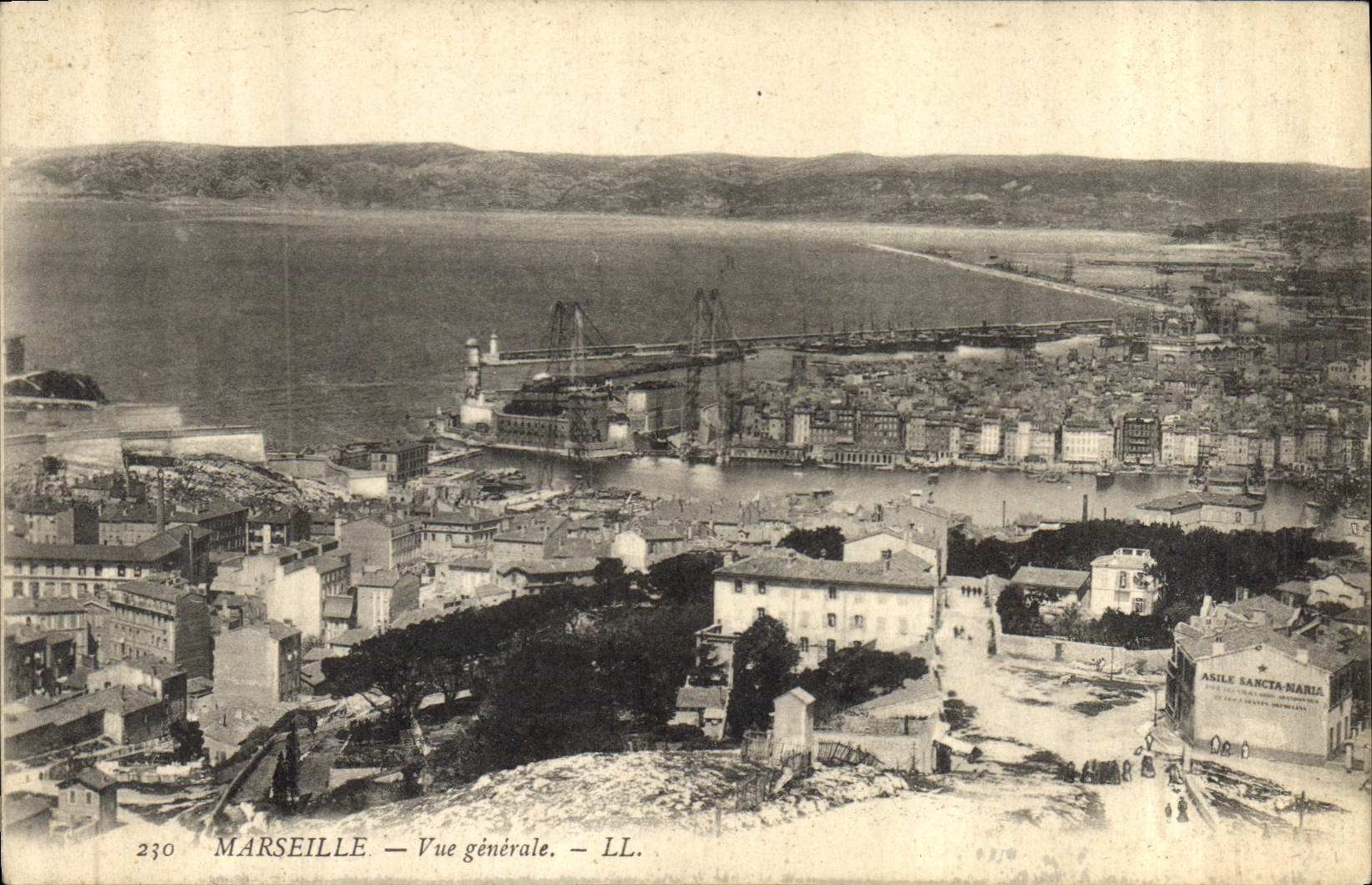 CPA Marseille Vue generale 